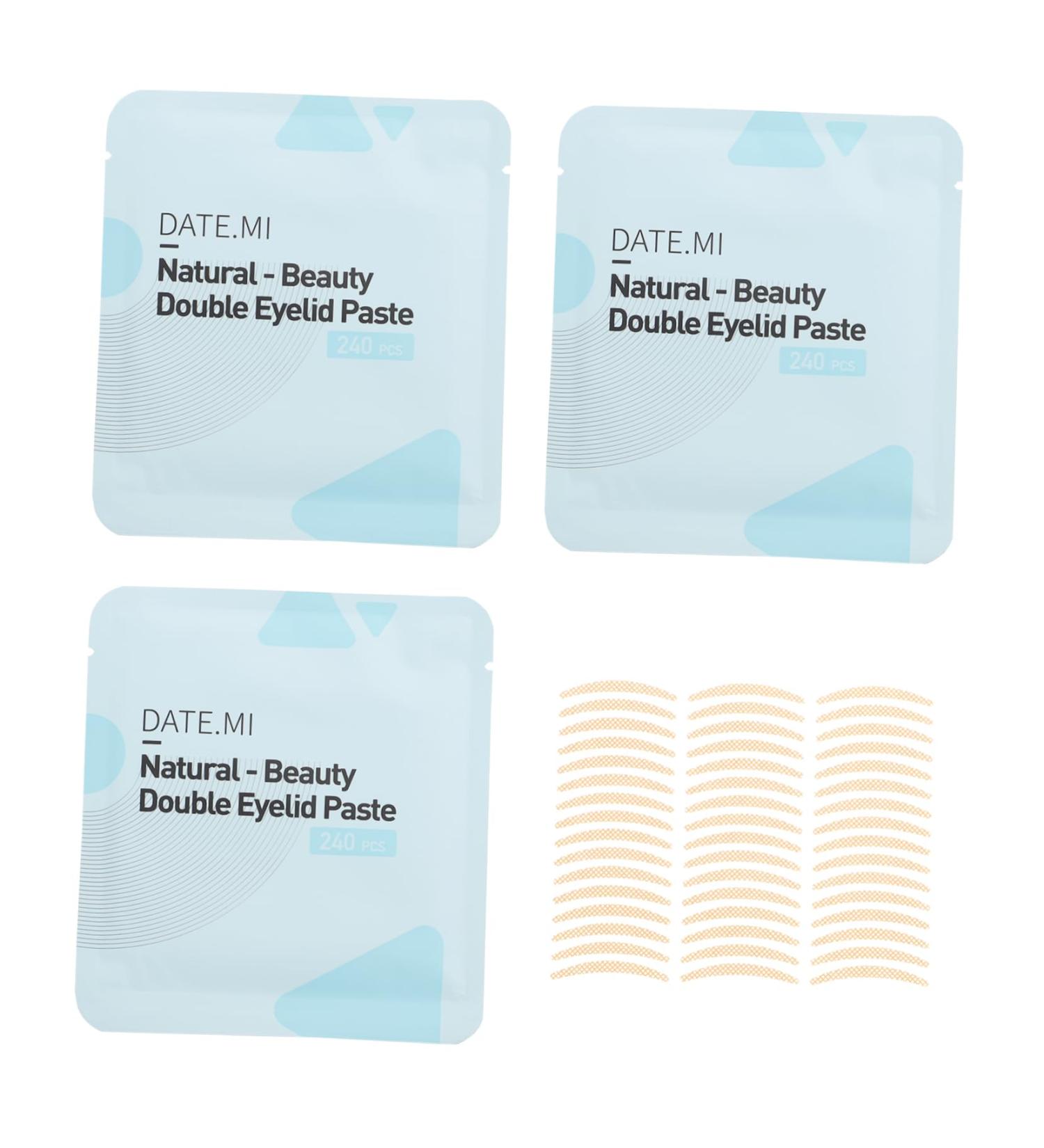 DOITOOL 3 Sets Double Eyelid Sticker Invisible Eyelid Sticker Eye Makeup Supplies Eye Patch Breathable - Buy Online on GoSupps.com