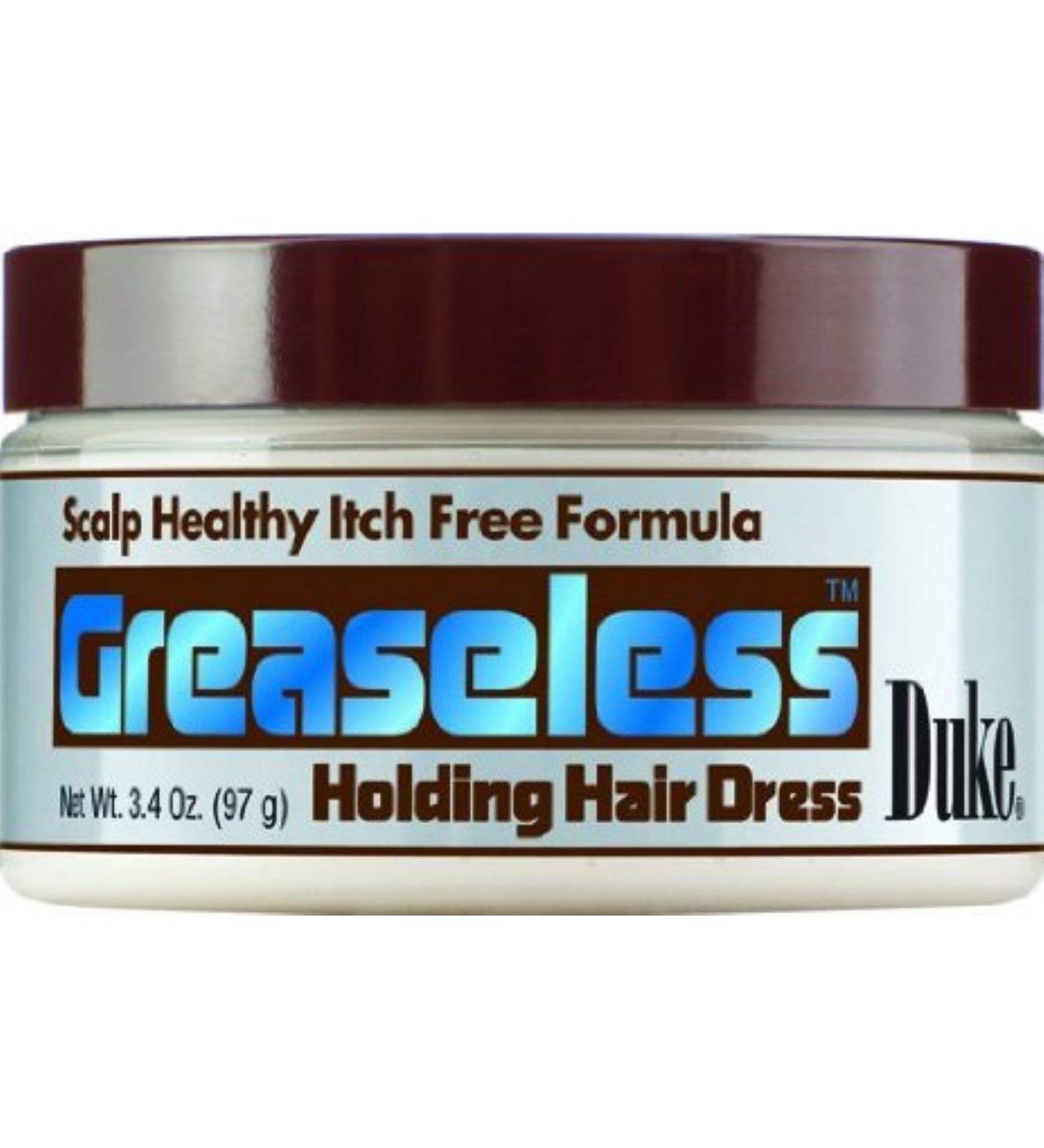 Duke Greaseless Holding Hair Dress 3.4 oz (Pack of 4)