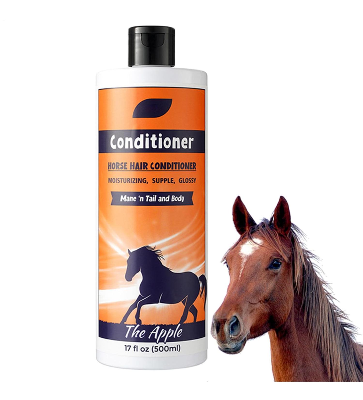 Shampooing pour crini re et queue 500 ml avec apr s-shampoing nourrissant intense formule d m lante hydratante | Parfait pour les soins des chevaux les douches les granges les curies les Conditioner - Buy Online on GoSupps.com