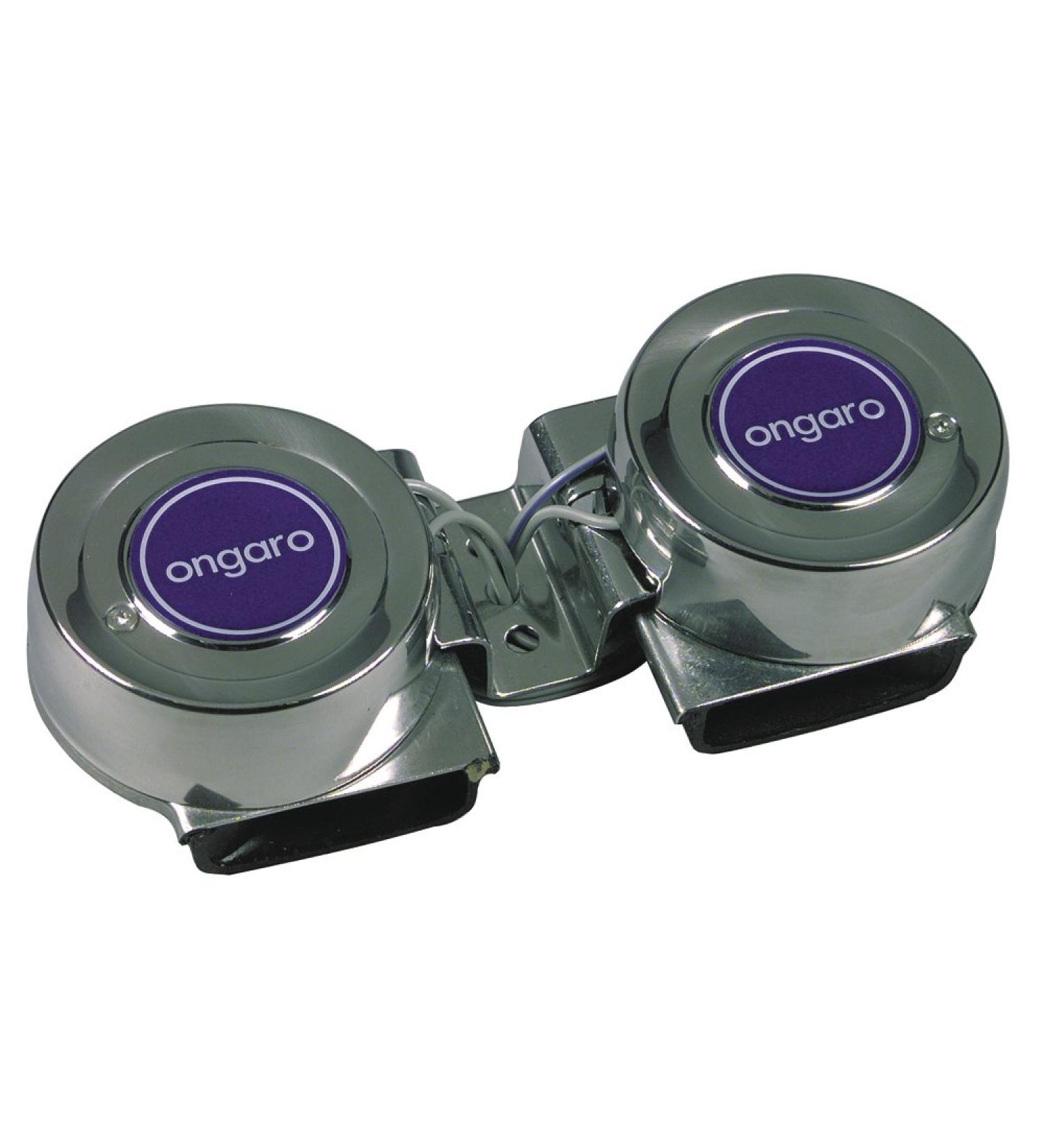 Ongaro Mini Compact Twin Horn - 12V
