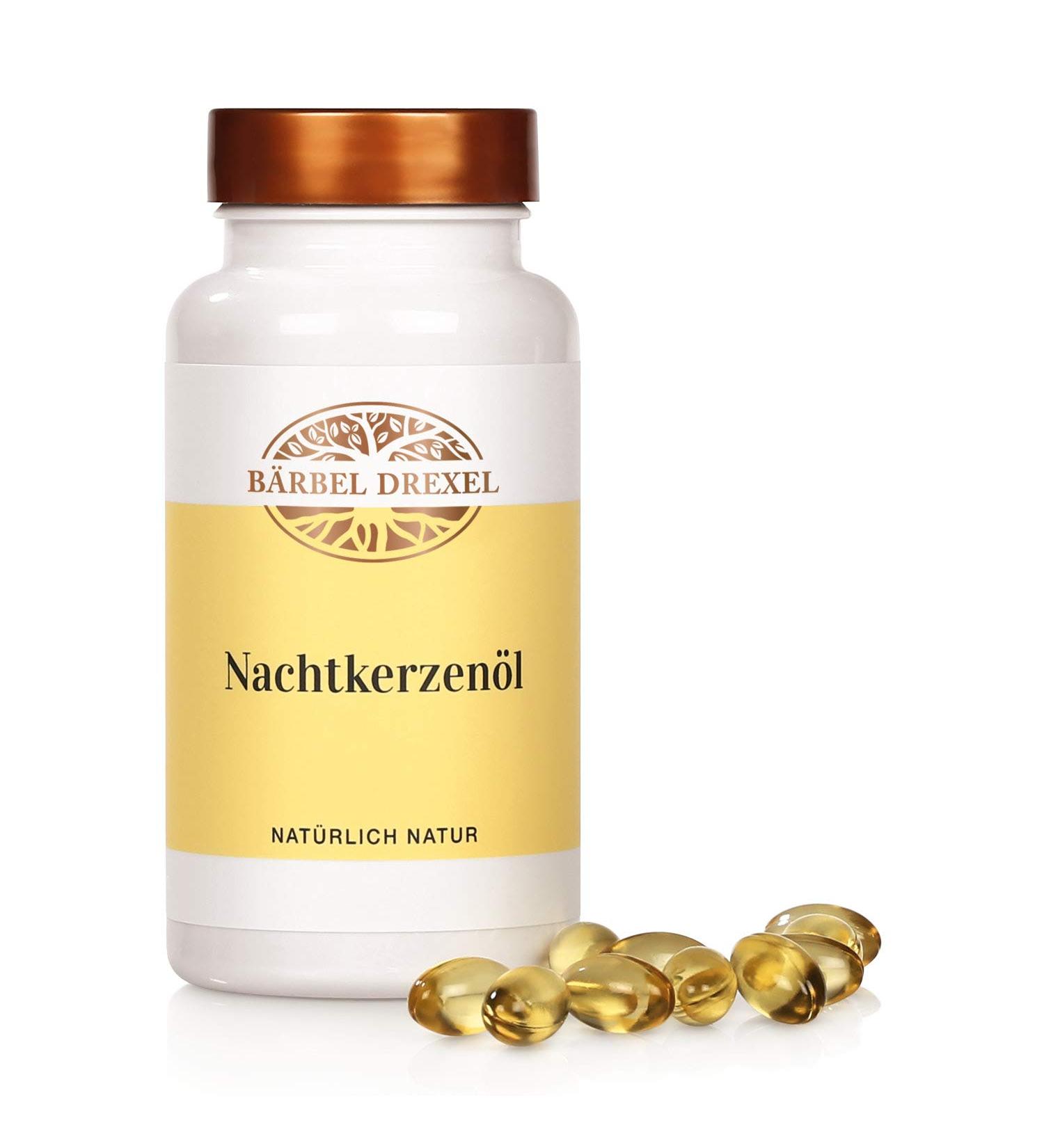 Nighting Cup Oil Capsules 2000mg - Vegan Skin Care Supplement (120 pcs) | 100% Natural Vitamin E & GLA Cold Pressed in Germany - B rbel Drexel  - Buy Online on GoSupps.com