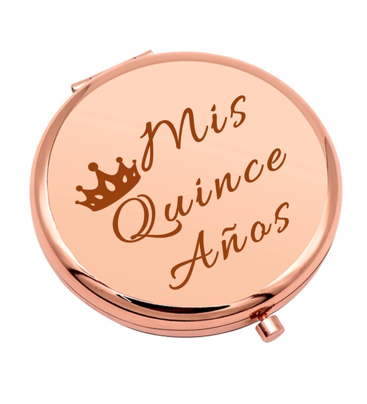 Sweet 15 Compact Makeup Mirror - Perfect Birthday Gift for Teen Girls - Buy Online on GoSupps.com