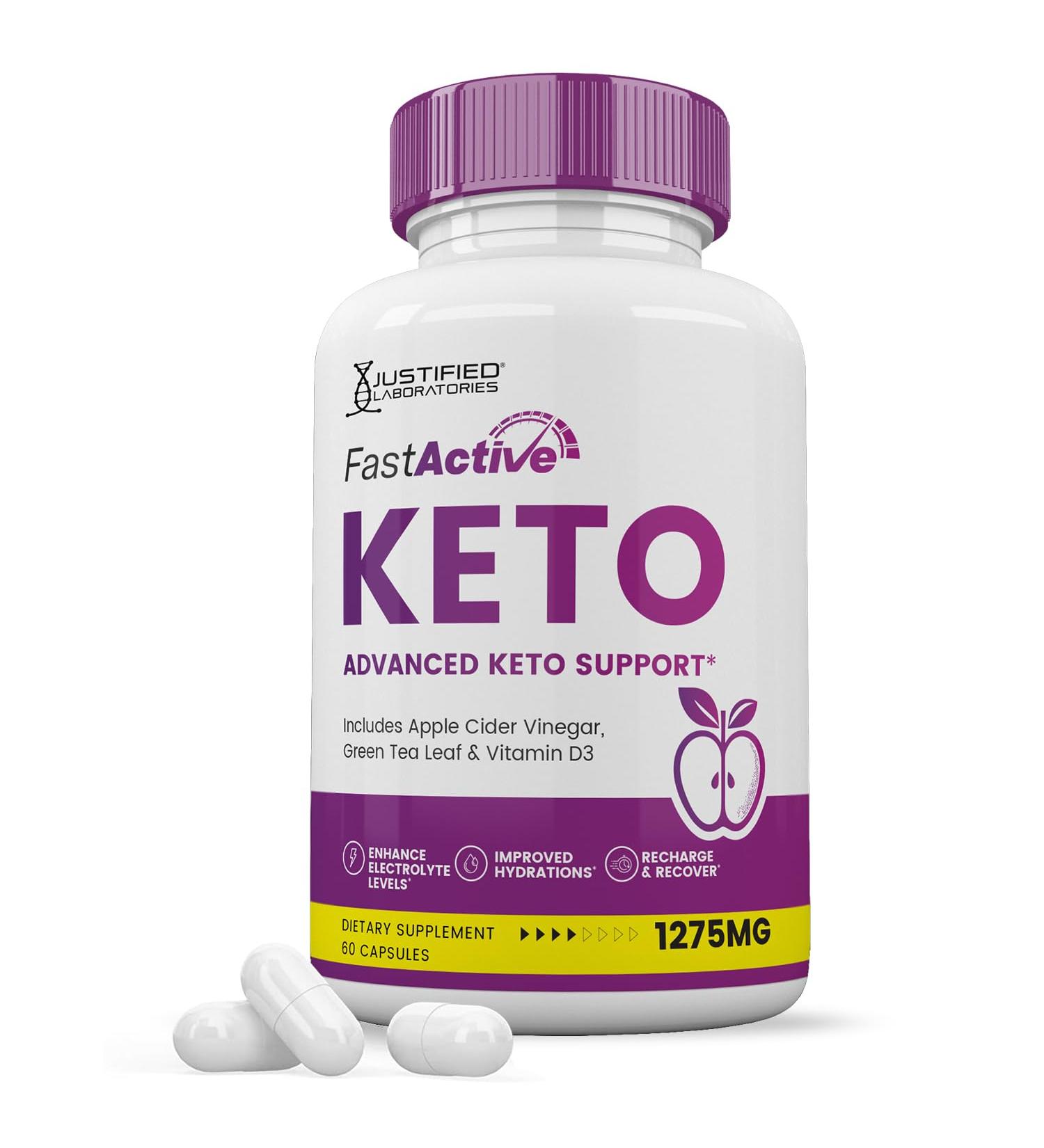 Fast Active Keto ACV Pills 1275MG Keto Support Blend Capsule Alternative to Fastactive Keto ACV Gummies Formulated with Apple Cider Vinegar Extra Virgin Olive Oil Powder Green Tea Leaf 60 Capsules - Buy Online on GoSupps.com