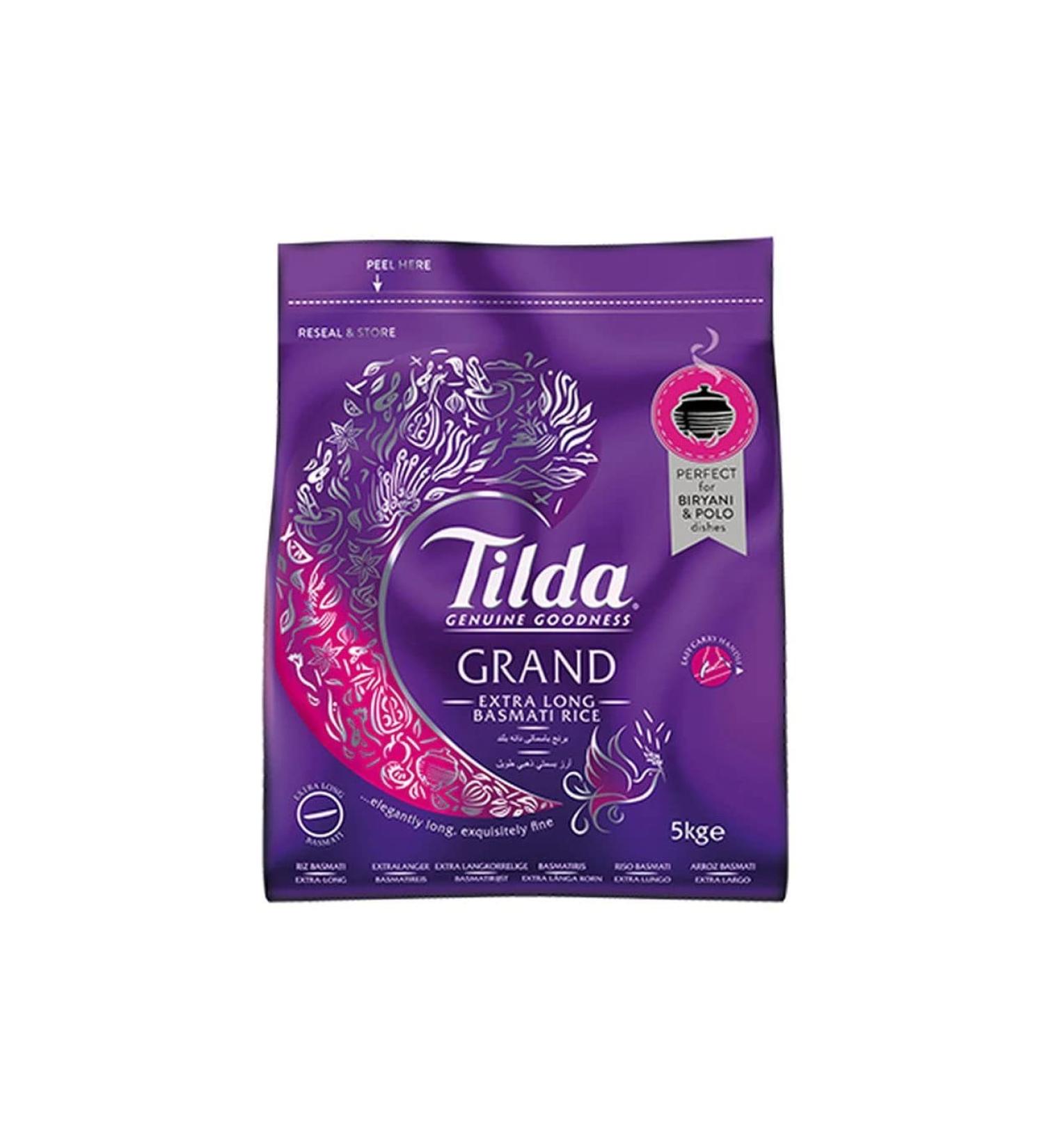 My Africa Caribbean Tilda Large White Rice 5kg