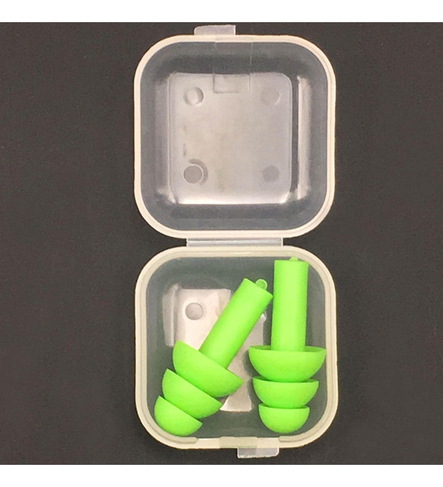 Earplugs Ear Plugs Sleeping Noise Canceling Ear Plugs box-packed comfort earplugs for Swimming Snoring 1Pairs(Green) - Buy Online on GoSupps.com