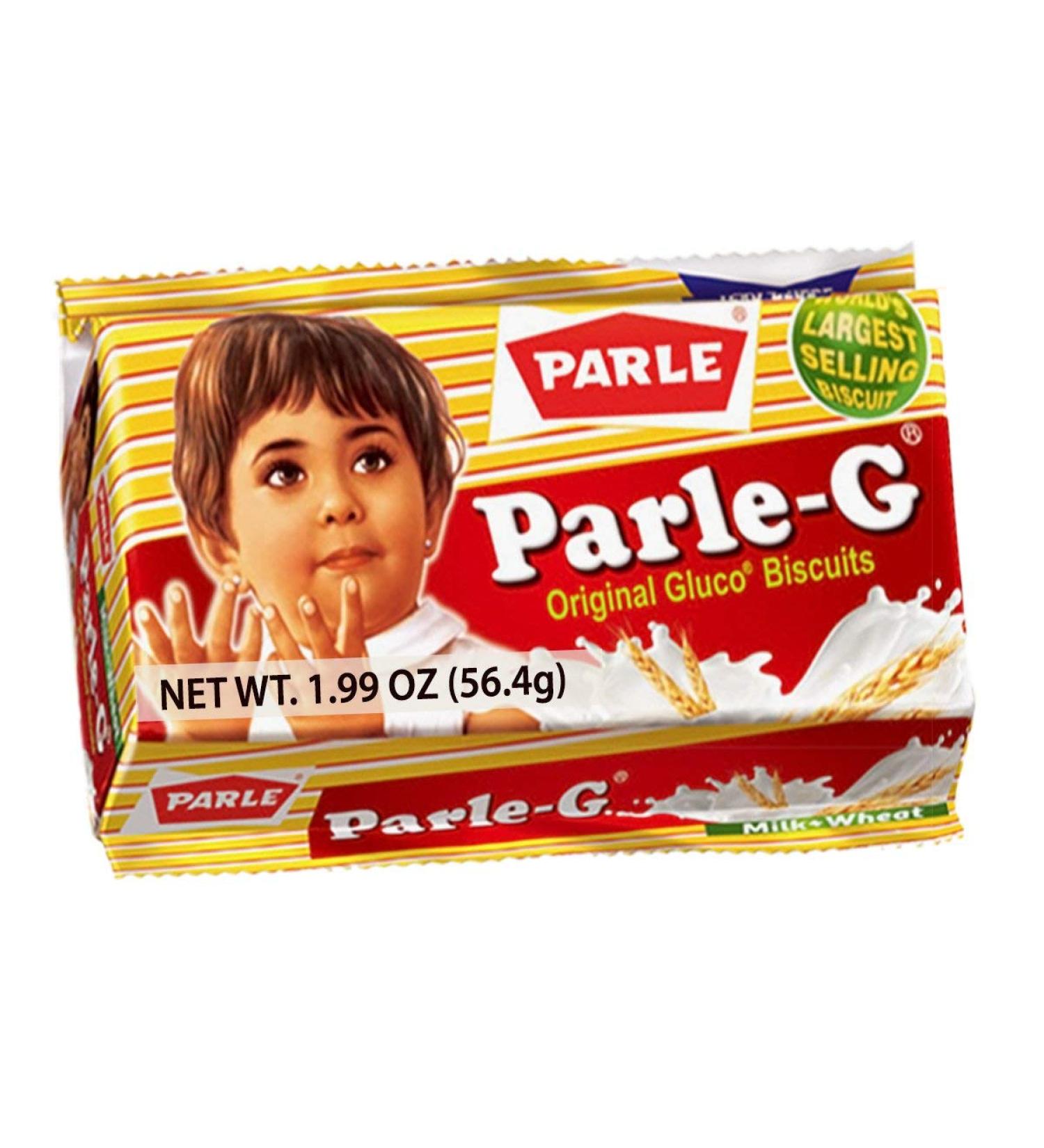 Parle-G Biscuits 2.13 oz - Bulk 48 Pack | Delicious Indian Tea Biscuits - Buy Online on GoSupps.com