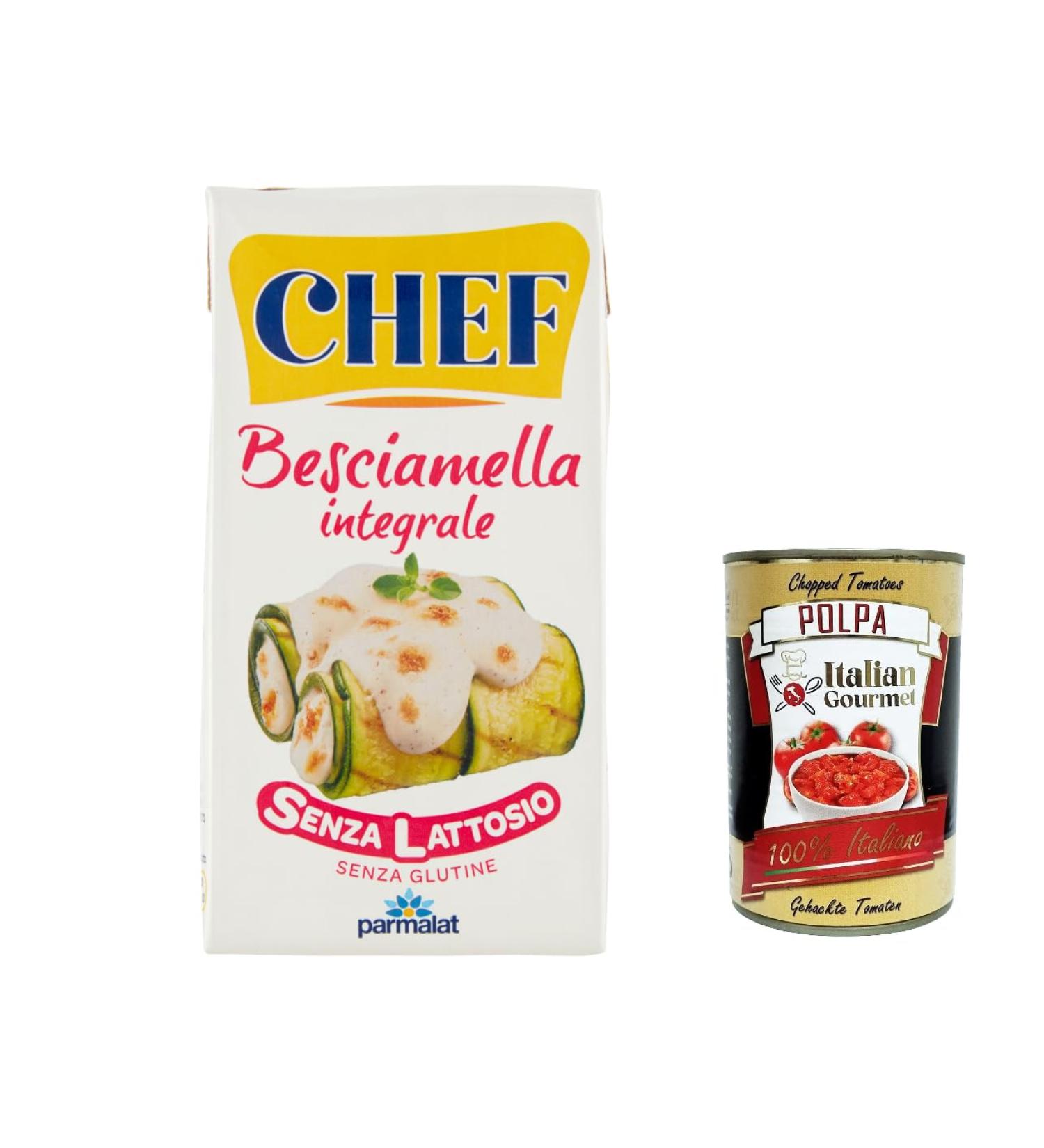 Italian Gourmet E.R. Panna Chef Whole Wheat Bechamel with Lactose Free Whole Wheat Flour 500ml - Buy Online on GoSupps.com
