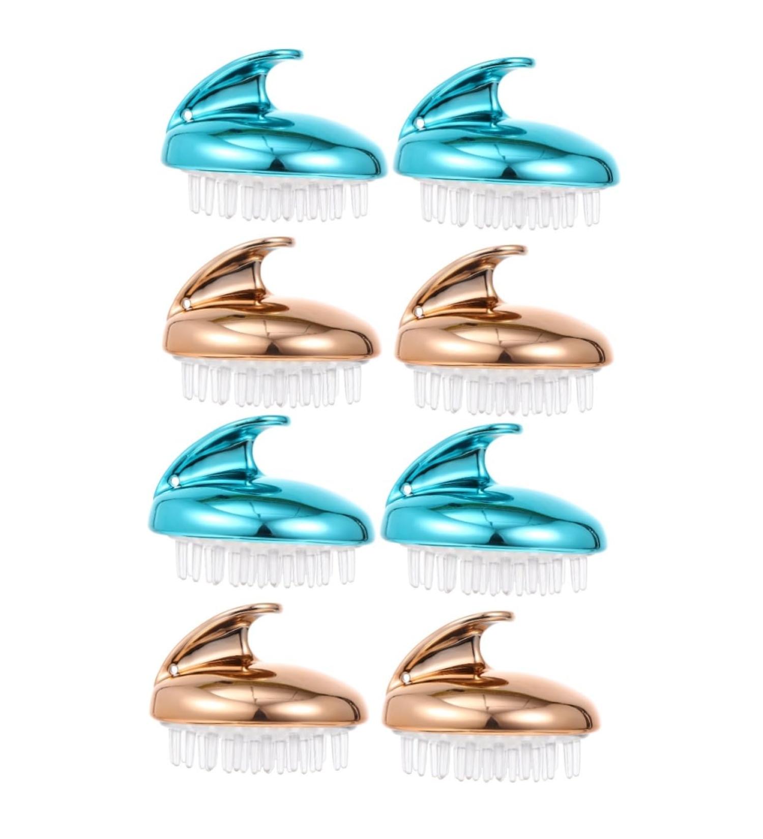 MagicLulu 8 STK Scalp Massage Comb - Head Peeling Brush for Hair Washing & Relaxation | International Shipping Available - Buy Online on GoSupps.com