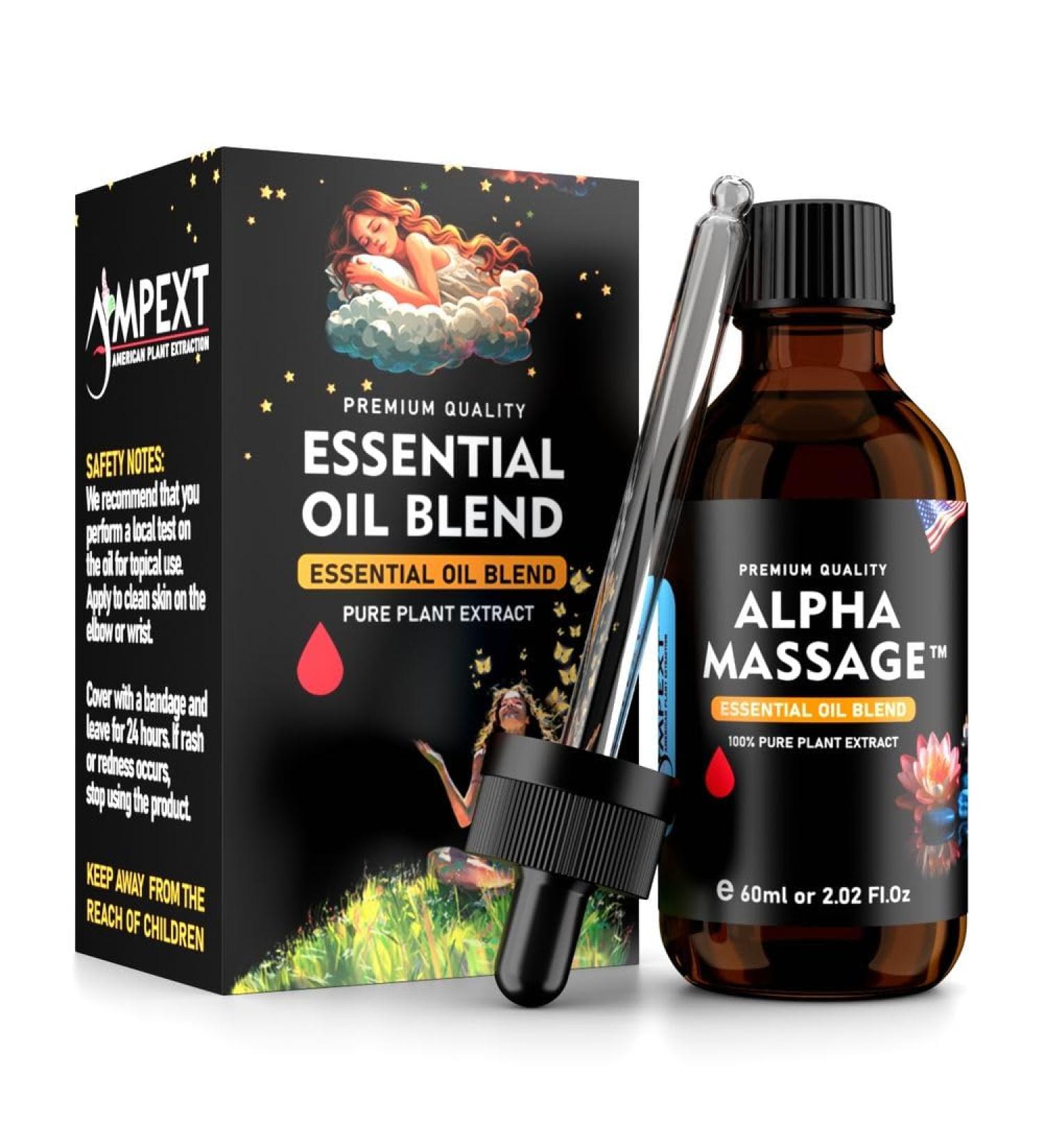 Alpha Massage Essential Oil Blend Select Grade 60ml - Buy Online on GoSupps.com