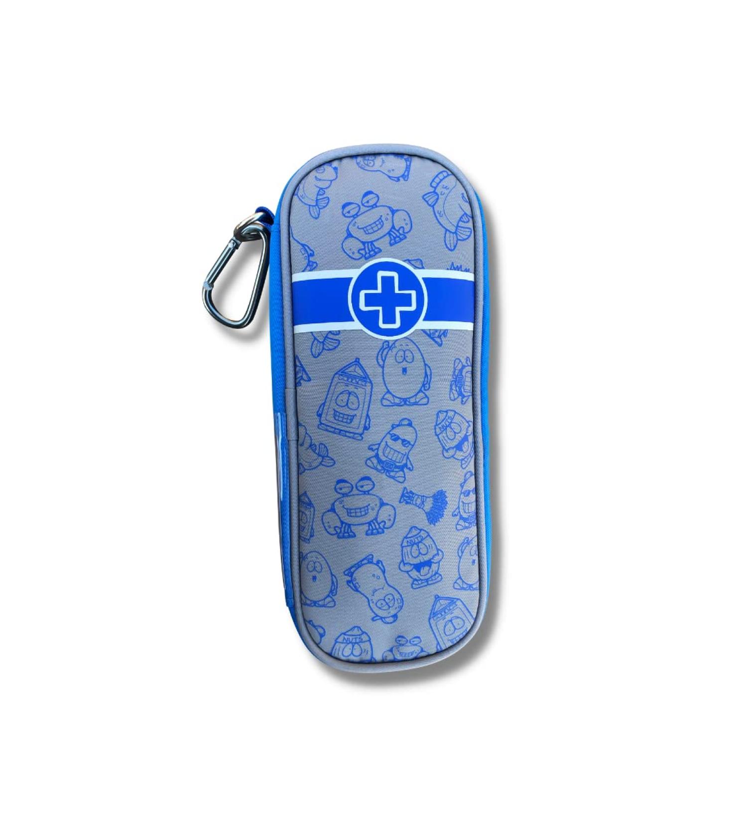 Kids Allergy Carrying Case for EpiPen & Benadryl - Busy Boy Blue | AllerMates - Buy Online on GoSupps.com