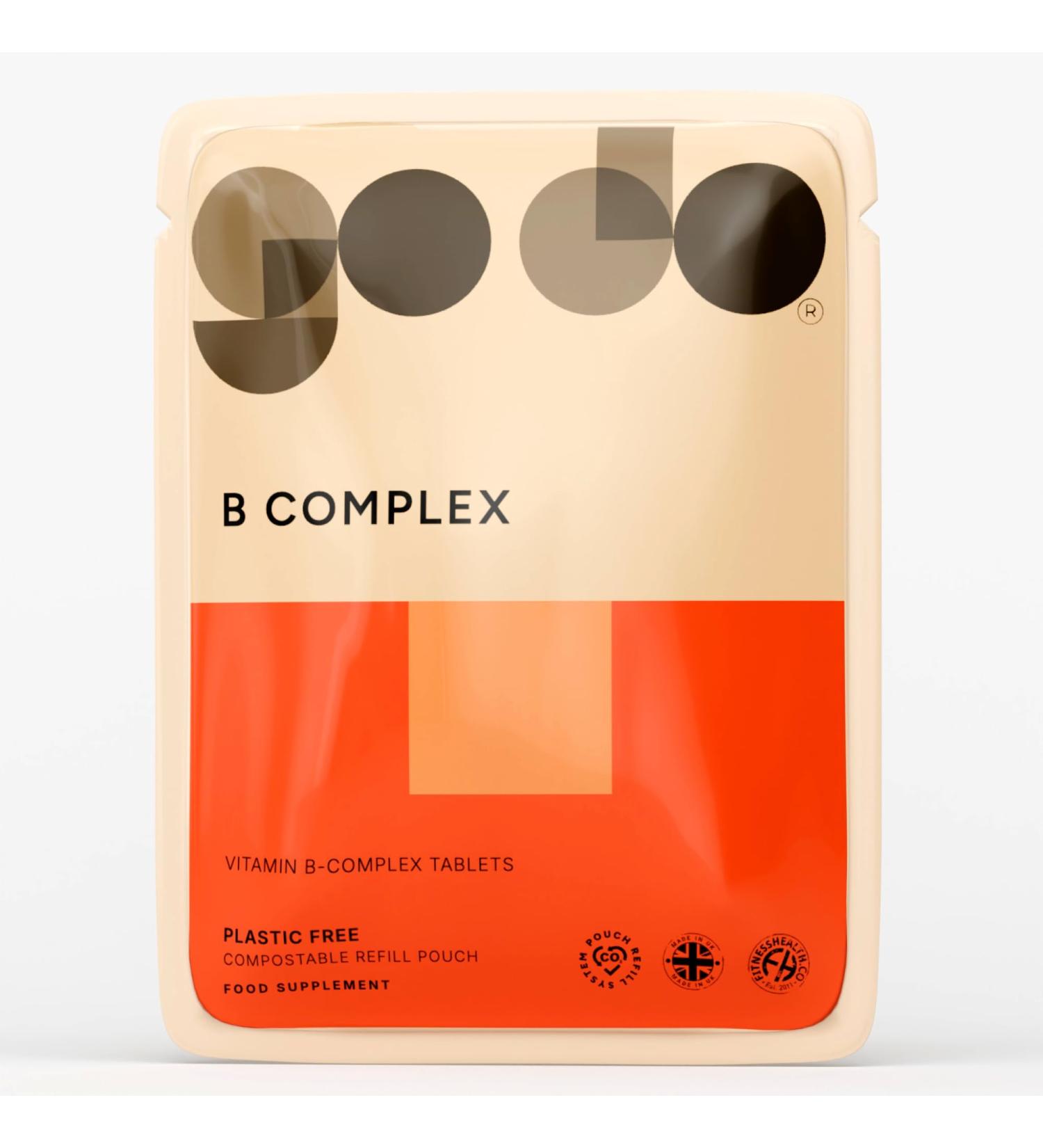 Fitness Health Vitamin B Complex Tablets - VIT B1 B2 B3 B5 B6 B12 - Super B-Complex Max Strength - for Vegetarians & Vegans with High Potency & Absorption - (120 Tablets) 120 Count (Pack of 1) - Buy Online on GoSupps.com