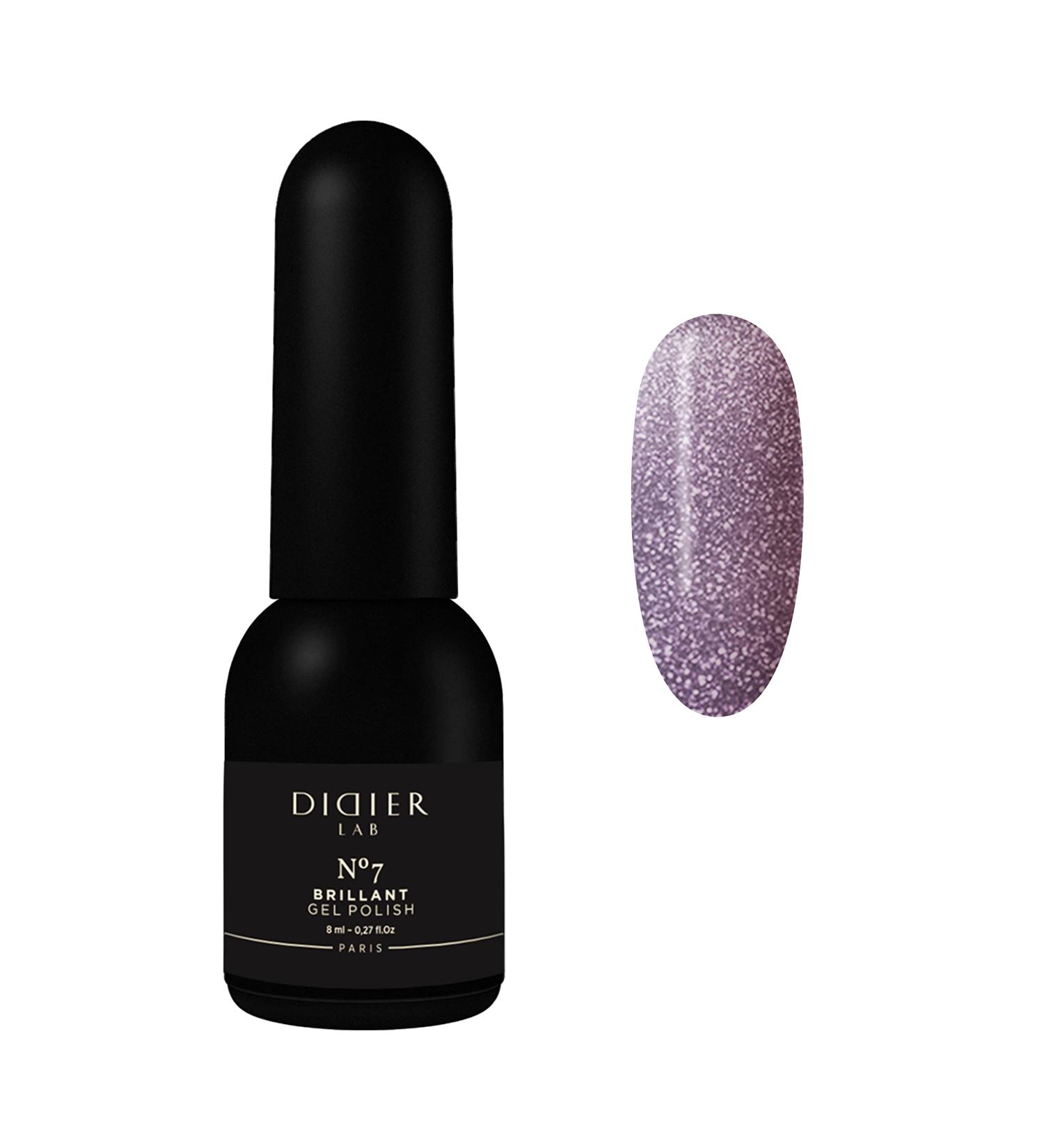 Didier Lab - Premium UV Gel Nail Polish - Brillant No. 07 - Gel Nail Varnish - Nail Art - Long-Lasting High Gloss Wear - Purple Gel Nail Polish - Gel Nails - Glitter Gel Nail Polish - Rich Pigment - Buy Online on GoSupps.com