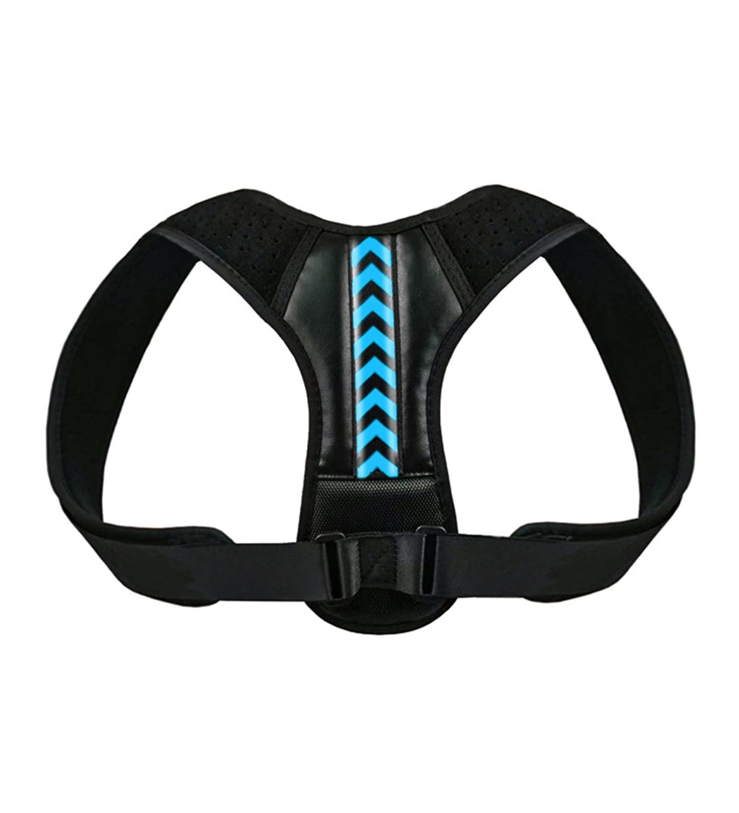 Clavicle Spine Support Reshape Your Body Home Office Sport Upper Back Neck Brace Adjustable Back Shoulder Posture Corrector Belt (Color : Blue Size : XL-Weight (90-120KG)) Blue XXXL-weight (135-150KG) - Buy Online on GoSupps.com