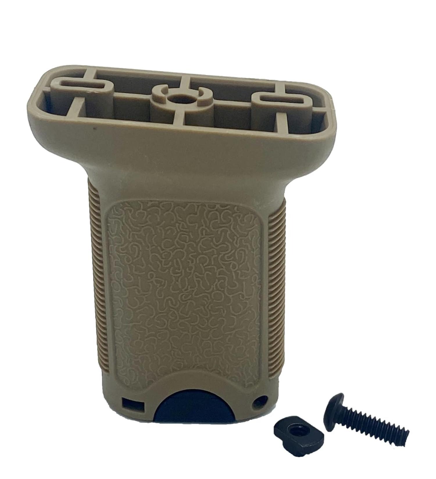 HOUSON Airsoft Front Grip - Ergonomic Tactical Vertical Grip for 20mm Picatinny Rail - Sand Color - Buy Online on GoSupps.com