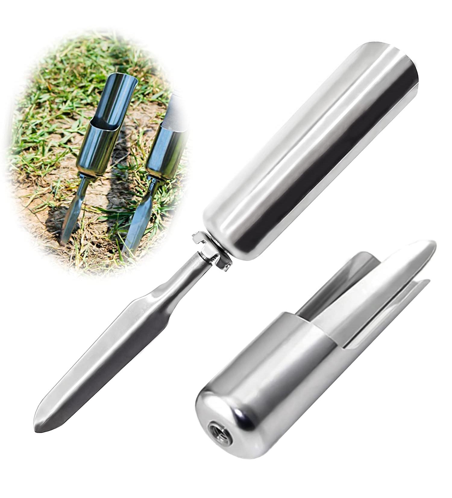 Universal Collapsible Fishing Rod Holder - Stainless Steel Portable & Removable - 2 Pack Angle Holder - Buy Online on GoSupps.com