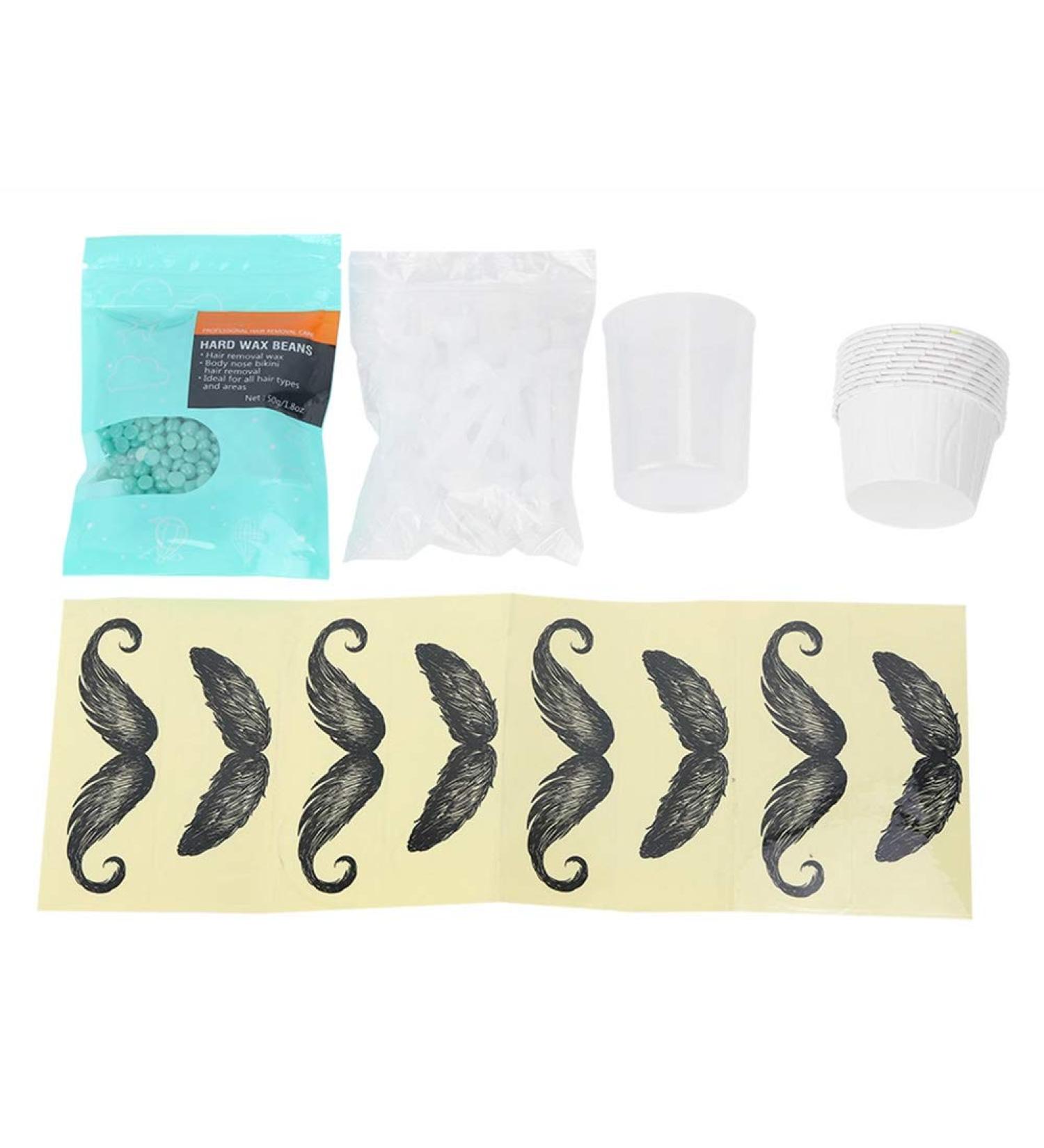 Nose Wax Set - Painless Hair Removal for Nose & Eyebrows | Simple Safe & Effective Waxing Solution - Buy Online on GoSupps.com