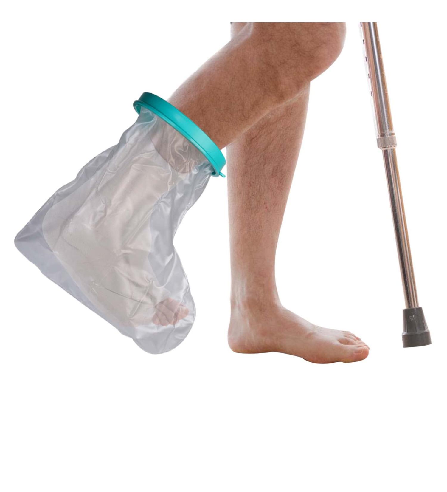 Vaileal Waterproof Leg Cover for Shower - Adult Shower Leg Protector for Bandages & Plasters - Buy Online on GoSupps.com