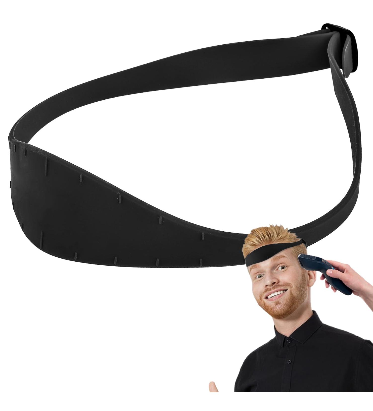 Extracture Shamlone Hair Cutting Edge Instructions - DIY Silicone Bent Haircut Band for Clean Straight Cuts & Fading Guidelines for Black Hair - Buy Online on GoSupps.com