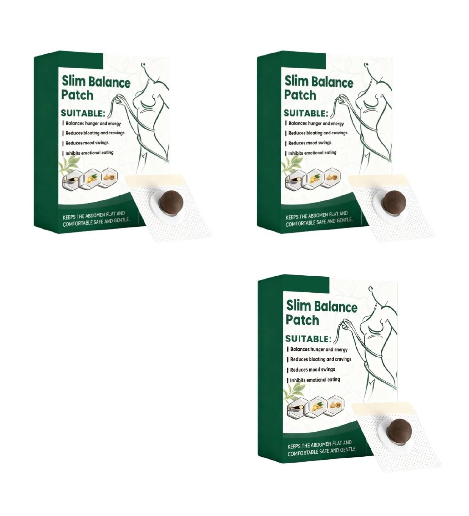 Patchs Slim Balance Patchs coupe-faim Stimule l' nergie naturellement 12 pi ces Aide bien- tre quotidienne pour femmes et hommes travail sport et voyages 3pc - Buy Online on GoSupps.com