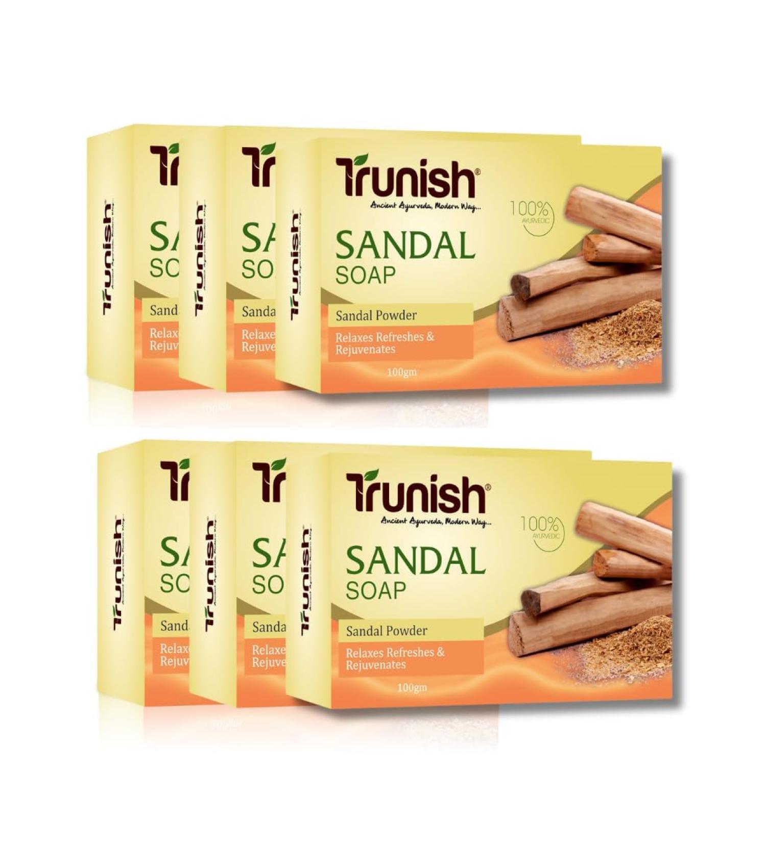 Buy SS Natural Sandalwood Luxury Bathing Soap Nourishing & Anti-Aging for Smooth Younger Skin All Skin Types International Shipping - Buy Online on GoSupps.com