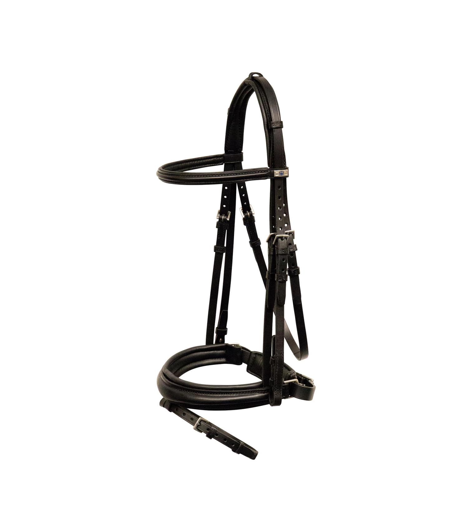 St bben 2300 Leitrim Ebony Warmblood Bridle with French Noseband - Premium International Shipping - Buy Online on GoSupps.com
