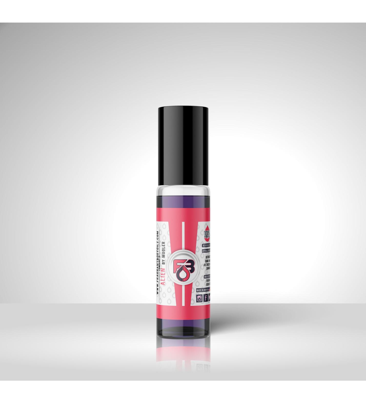Impression of Alien For Women Body Oil Perfume Oil Perfume Cologne Fragrance Uncut Undiluted No alcohol 100% Pure Oil FBO Impression of Alien For Women 0.33 Fl Oz (Pack of 1)