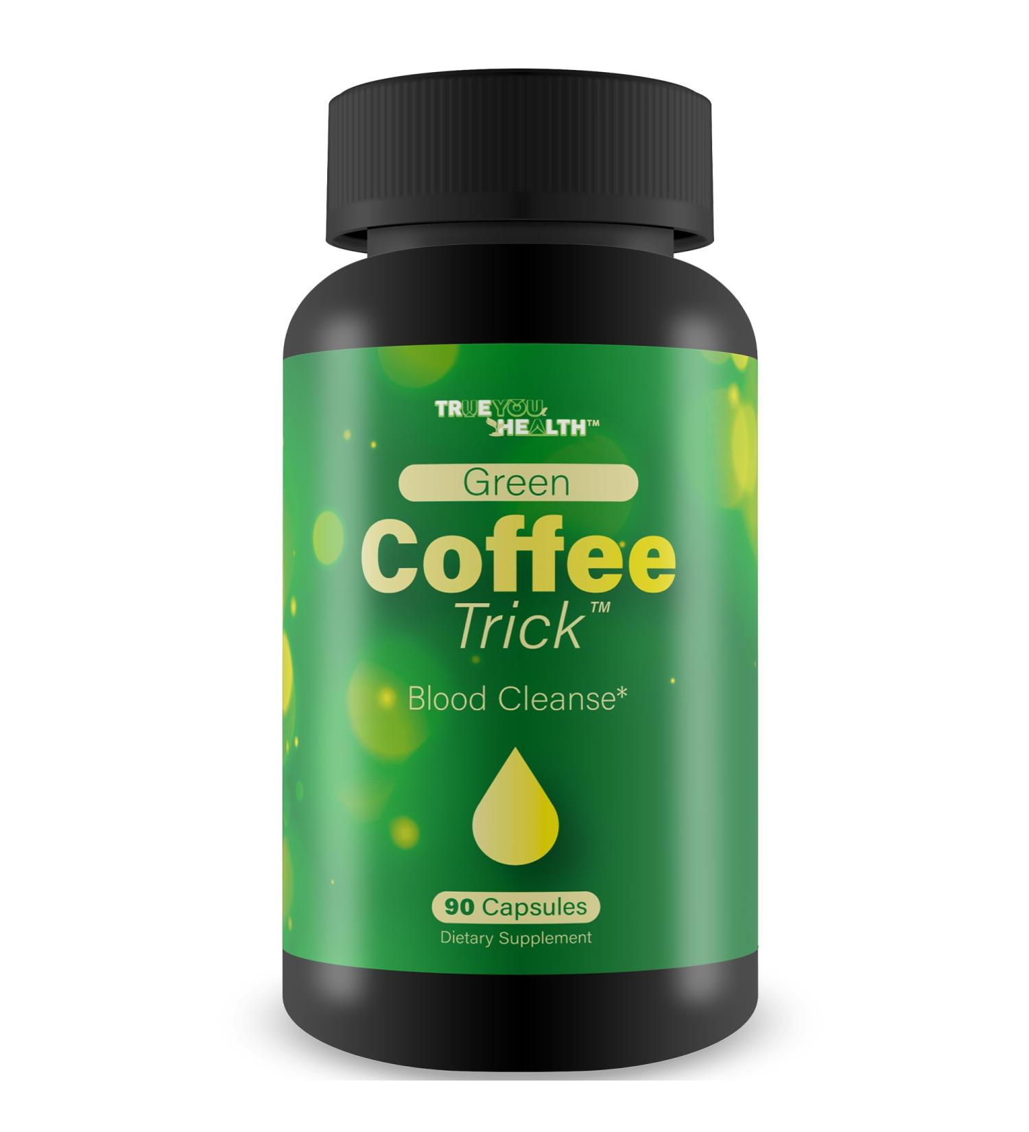 Green Coffee Trick Detox Cleanse - Green Coffee Bean Extract Turmeric Green Tea Extract Garcinia Cambogia Extract & More - Supercharge Your Gut with This Herbal Colon Cleanse & Meta Balance Support - Buy Online on GoSupps.com