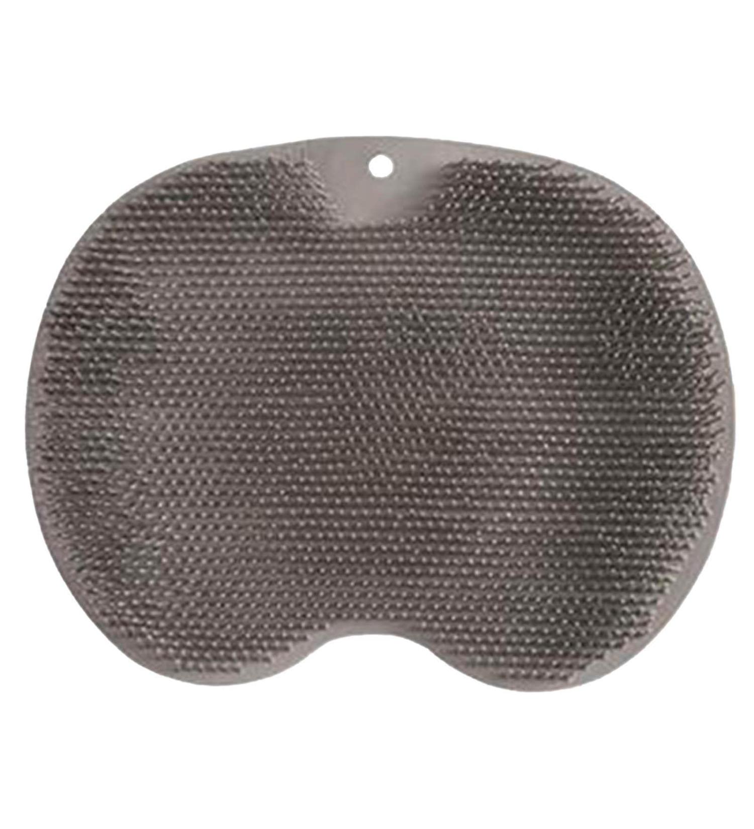 10-Piece Foot Scrubber Cleaner Massager - Silicone Shower Rigid Scrubber | Non-Slip Back Brush for Dead Skin Removal & Foot Care - Gray - Buy Online on GoSupps.com