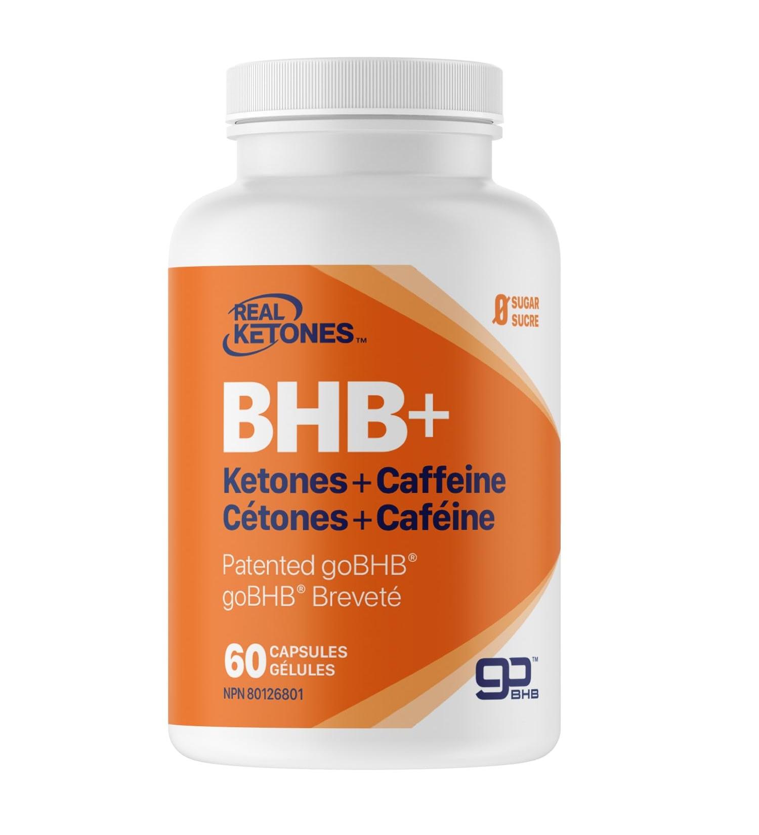 Real Ketones BHB Exogenous Ketones with Caffeine and Patented Keto goBHB | 60ct - Buy Online on GoSupps.com