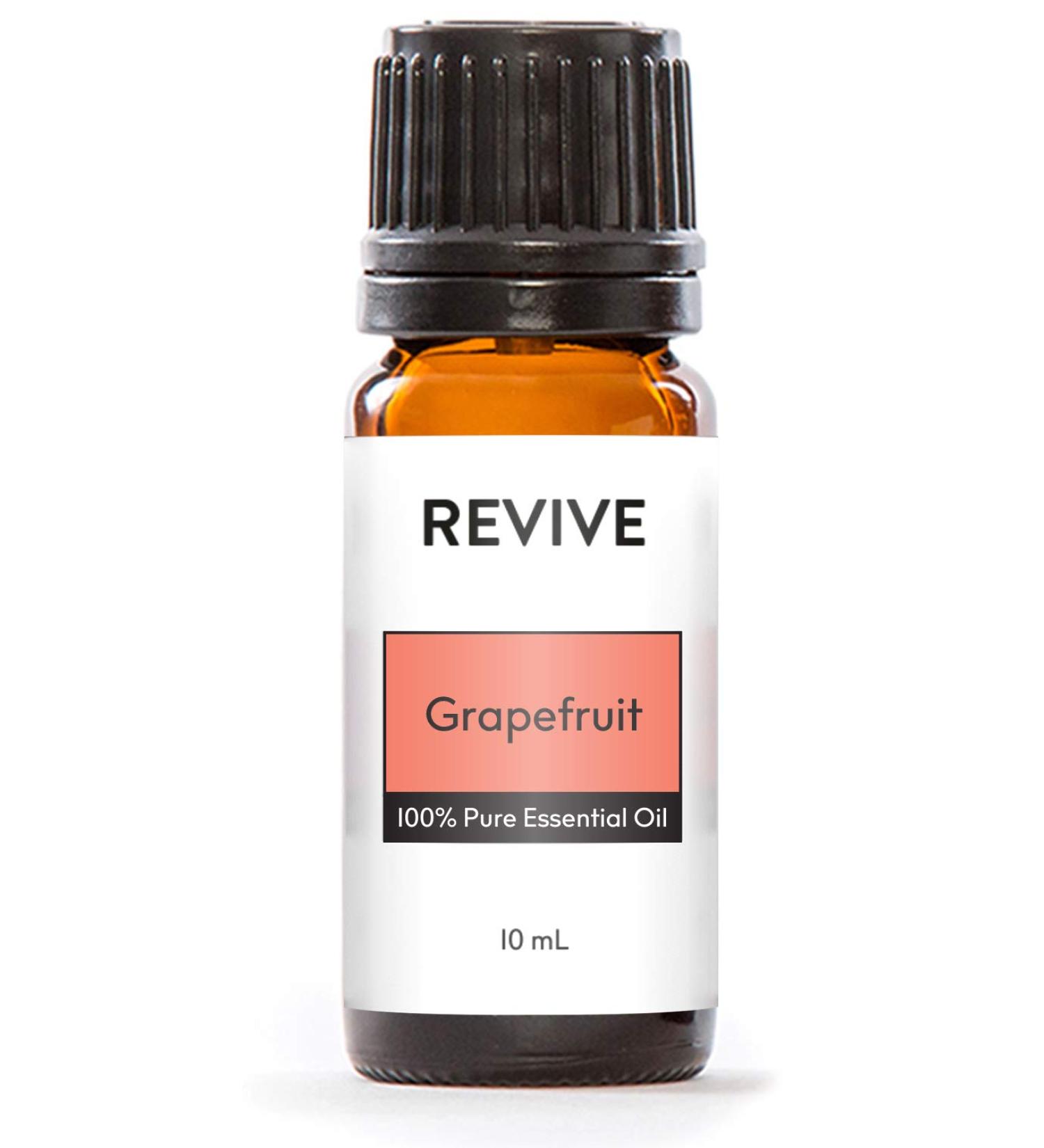 Grapefruit Essential Oil - 100% Pure Therapeutic Grade | REVIVEEO | Aromatherapy Diffuser Massage & Skin Care - Buy Online on GoSupps.com