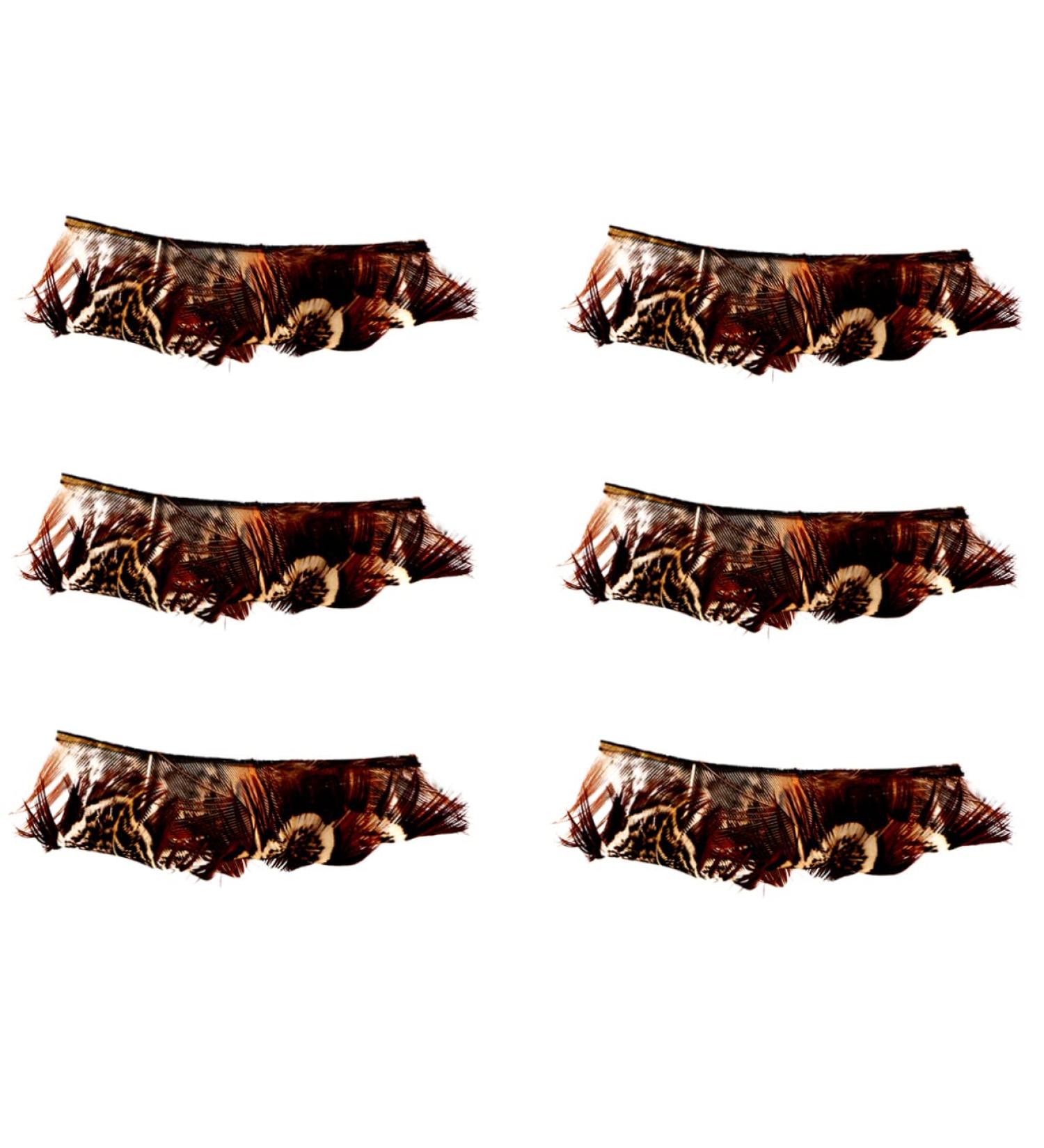 FRCOLOR 3 Pairs Yellow Fake Eyelashes with Adhesives - Premium Quality Eyelashes for International Shipping - Buy Online on GoSupps.com