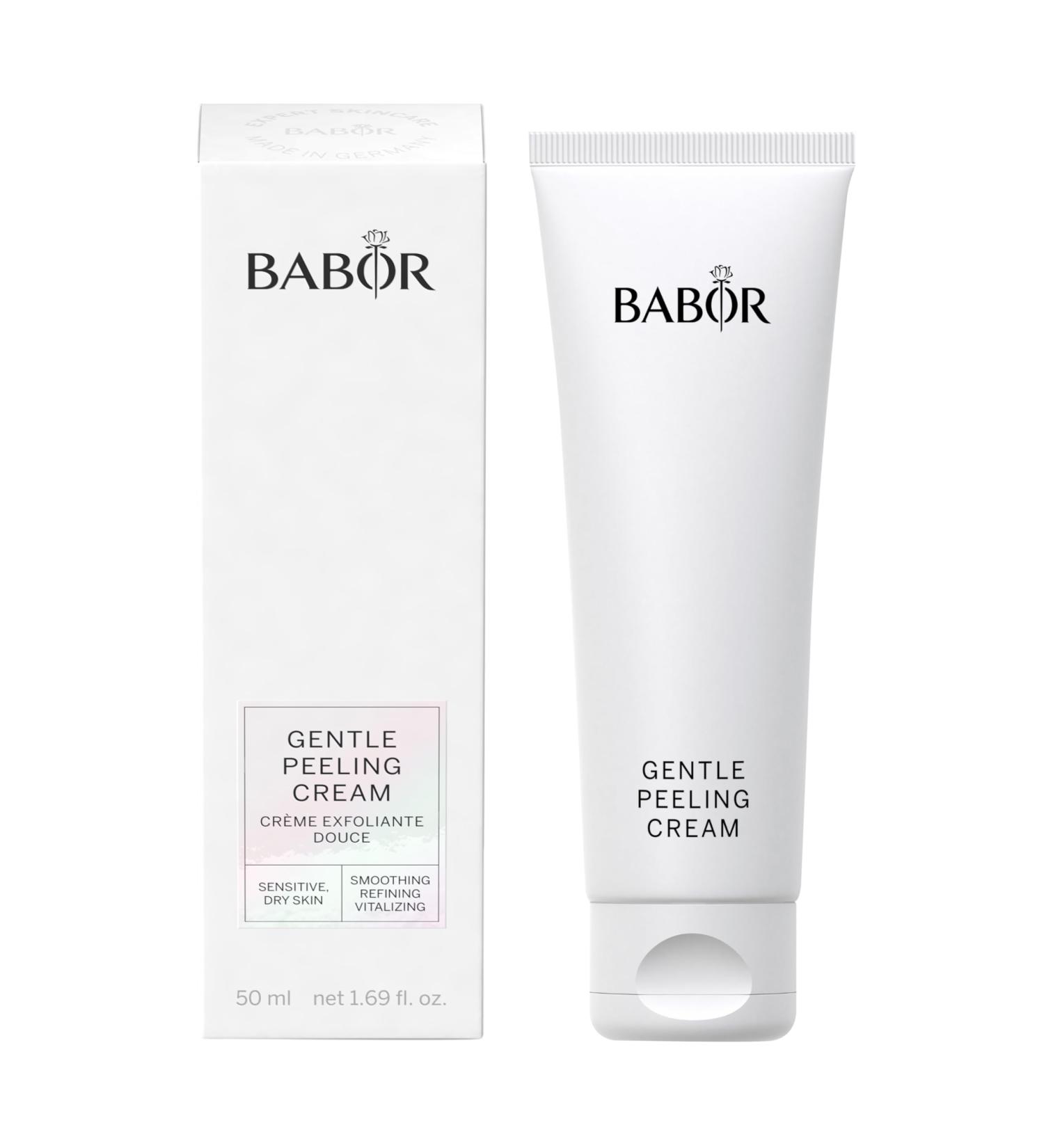Babor Gentle Peeling Cream - Vegan Facial Exfoliator for All Skin Types | Mild Peeling & Care Prep | 50ml - Buy Online on GoSupps.com