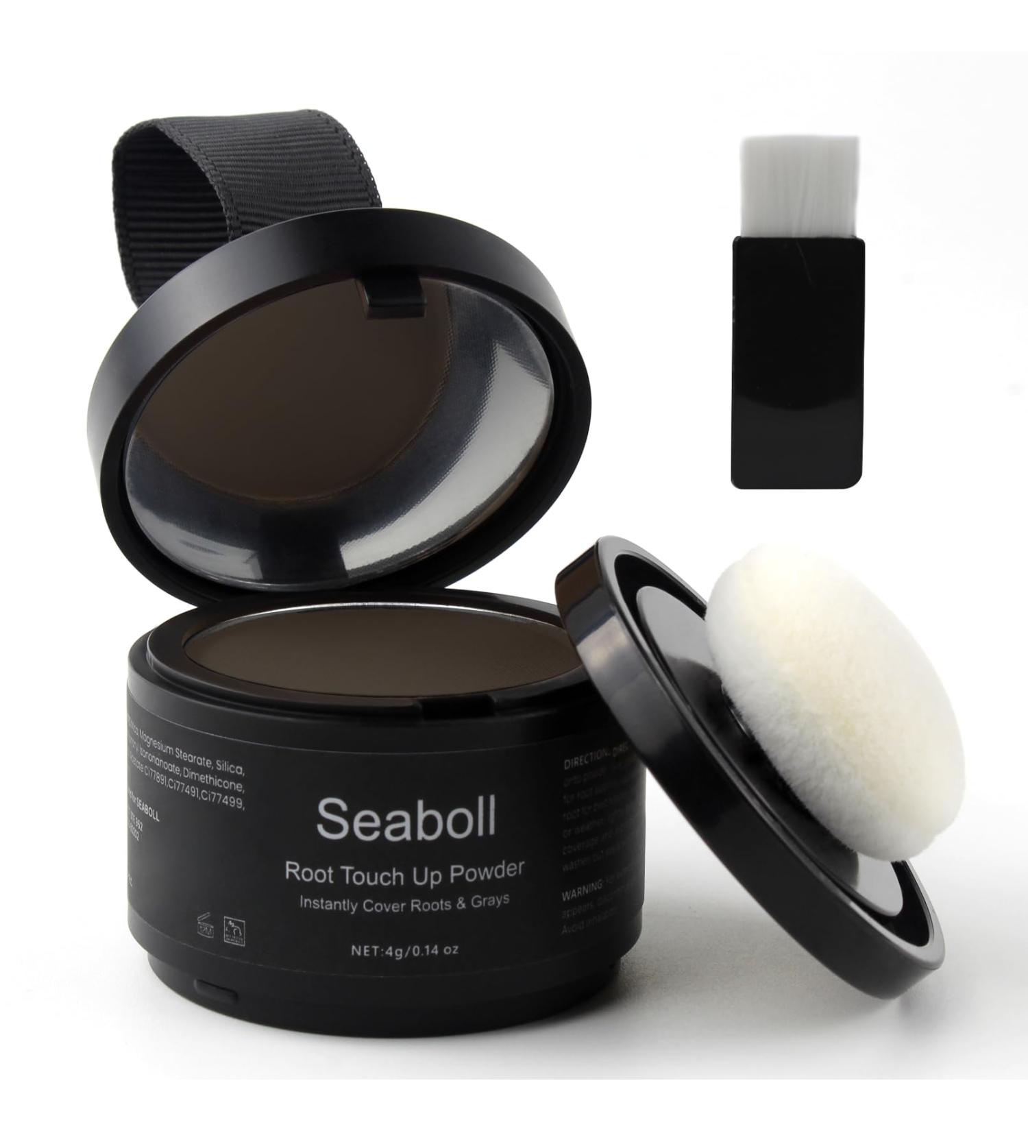 Root Touch Up Powder - Instant Stain-Proof Hairline Cover for Women & Men | B-Dark Brown 0.14 Oz - Fast International Shipping - Buy Online on GoSupps.com