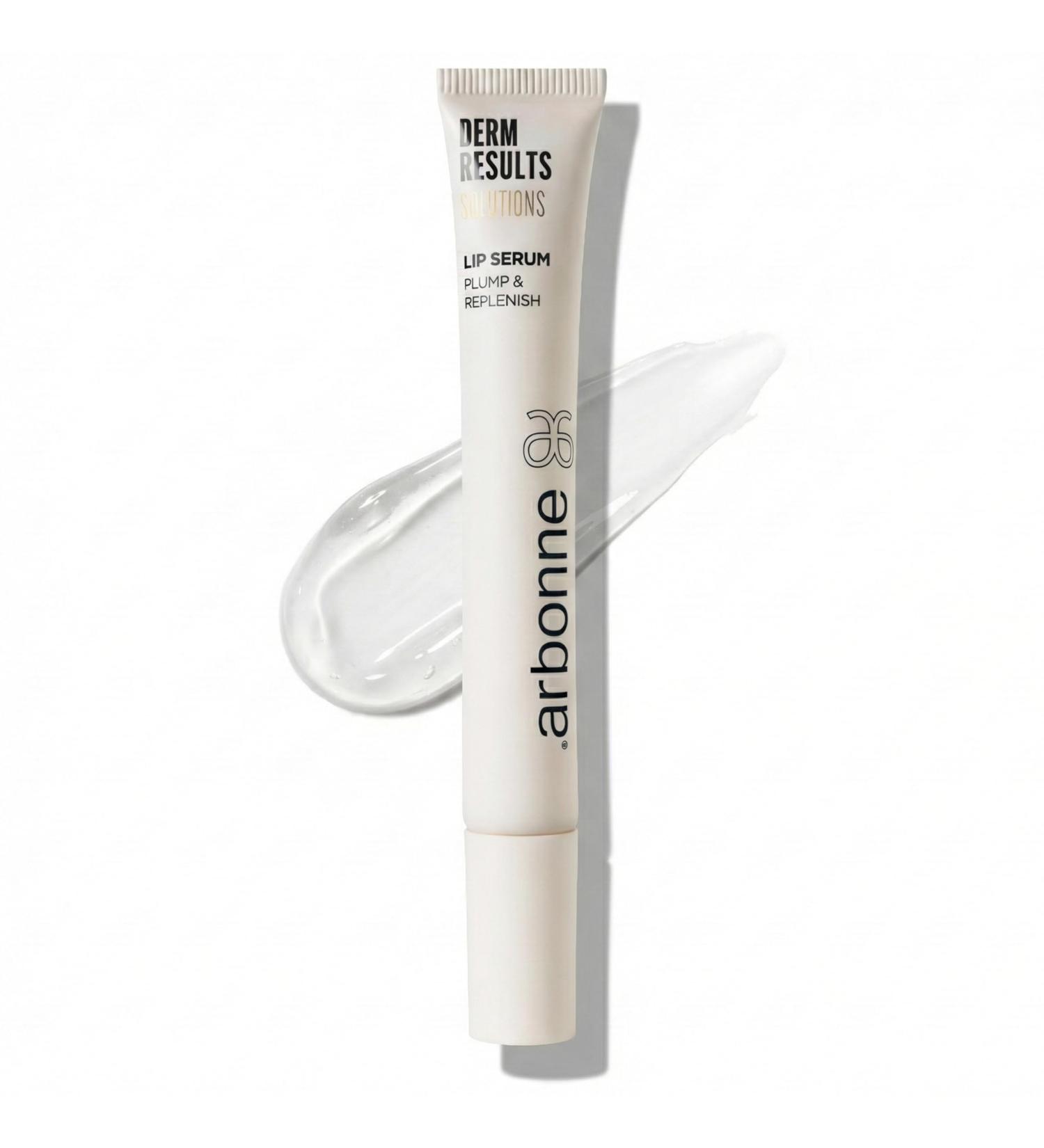 DermResults Solutions Lip Serum Hydrating Plumping Serum for Women with Moisture-Rich Glossy Finish Stabilized Vitamin C Botanical Oils & Lip-Plumping Complex 0.42 oz by Arbonne. - Buy Online on GoSupps.com