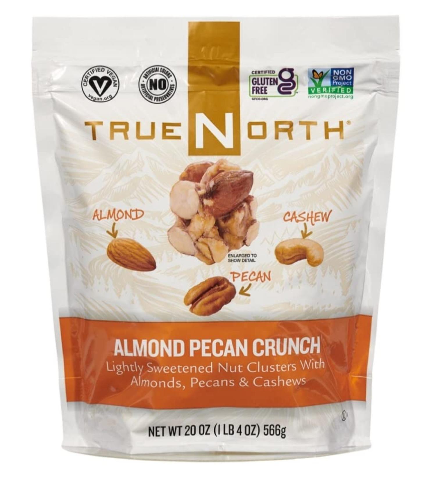 TrueNorth Almond Pecan Cashew Clusters 20 Oz (566g) - Pack of 2 | Delicious Nut Mix - Buy Online on GoSupps.com