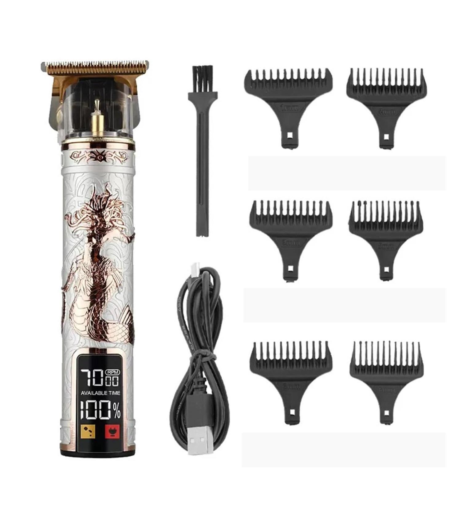 Wholesale Razors Hairdresser LCD Electric Scissors - USB Charging Retro Oil Head Carving by Medusa D - Buy Online on GoSupps.com