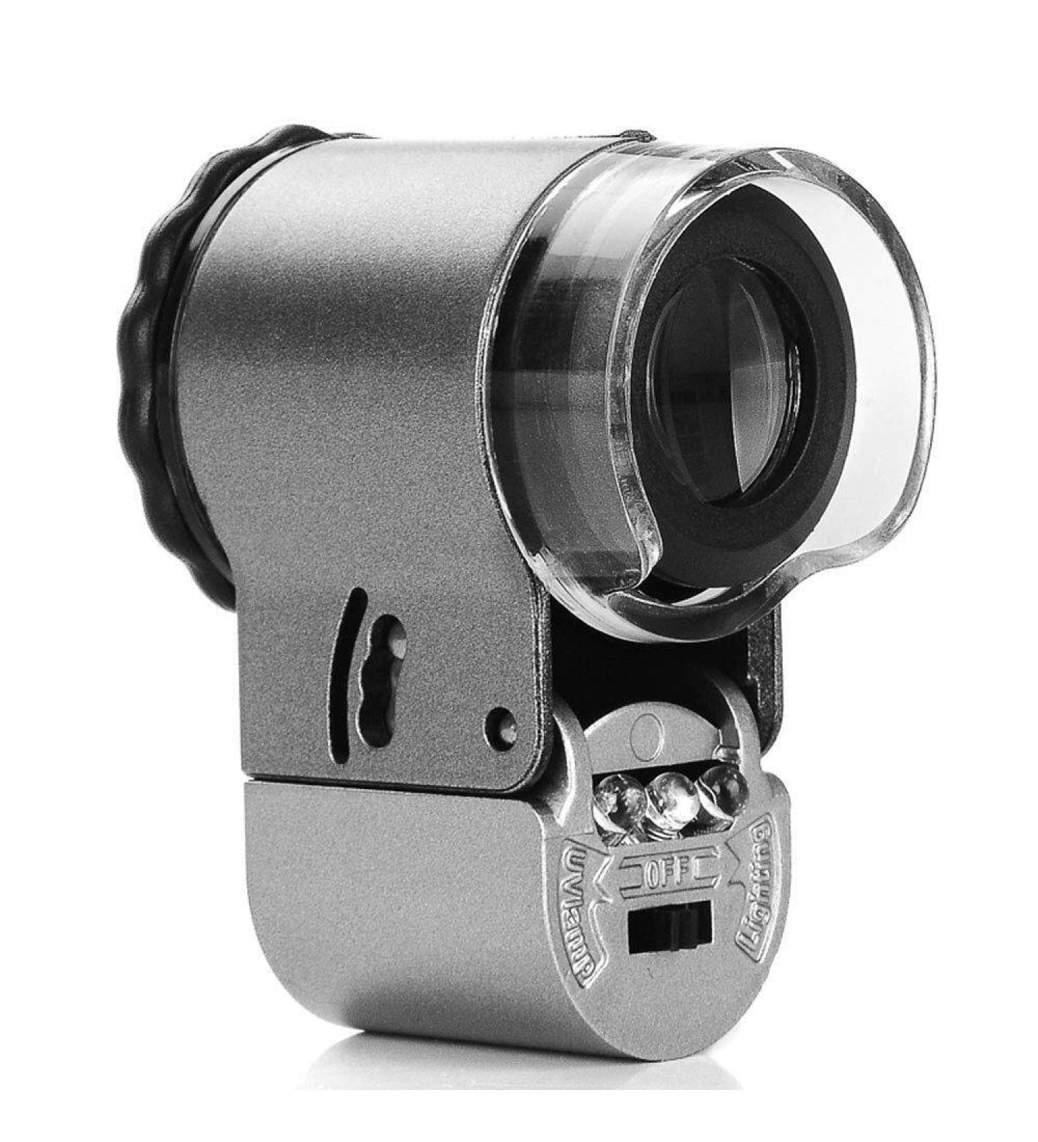 Magnifying Glasses Educational Hobby Magnifiers 50 Times Illuminated Microscope Banknote Counterfeit Jewelry Jade Antique Calligraphy Anding - Buy Online on GoSupps.com