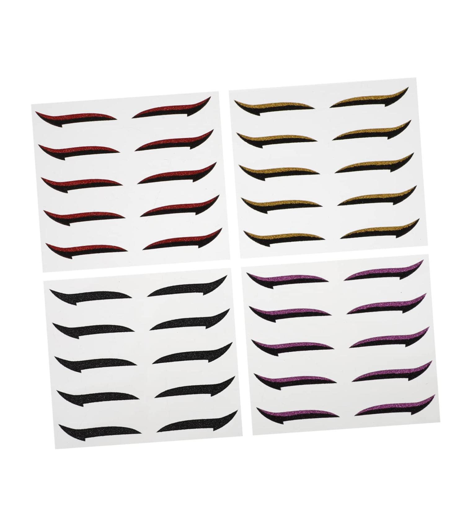  Ipetboom Ipetboom 20 Pairs Eyeliner Stickers Reusable Eyeshadow Bands Eye Makeup Stickers - Buy Online on GoSupps.com