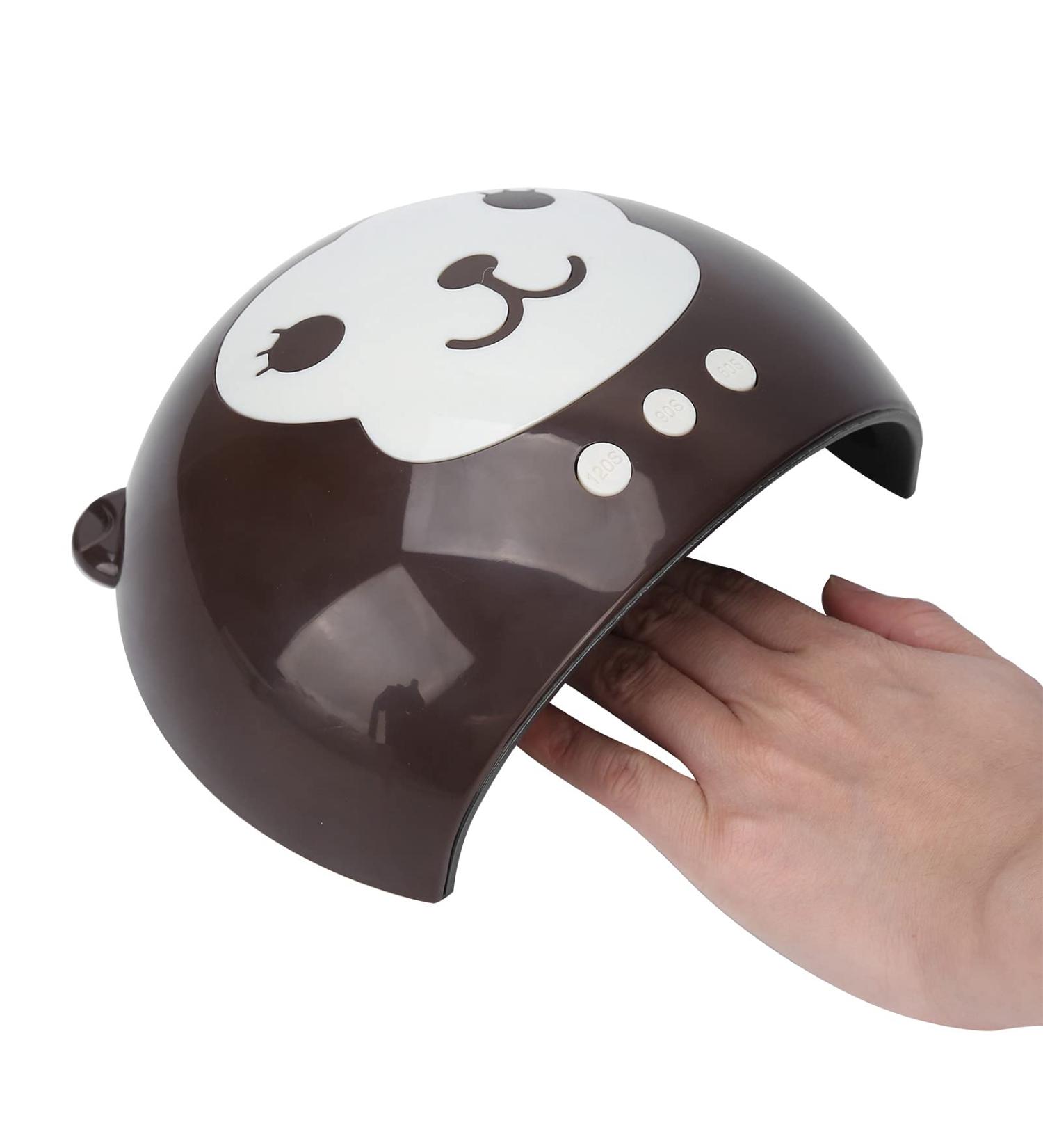 Buy UV-LED Nail Lamp 36W | Smart Sensor Gel Polish Dryer | Cute Cartoon Monkey Design for Home & Salon Use - Buy Online on GoSupps.com