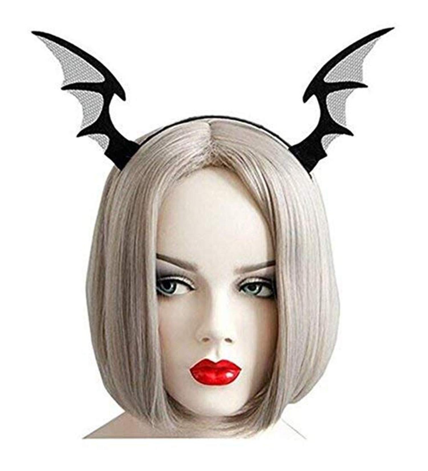 Sweenaly Women's Devil Horn Hoop Headband for Halloween & Mardi Gras Parties - Buy Online on GoSupps.com