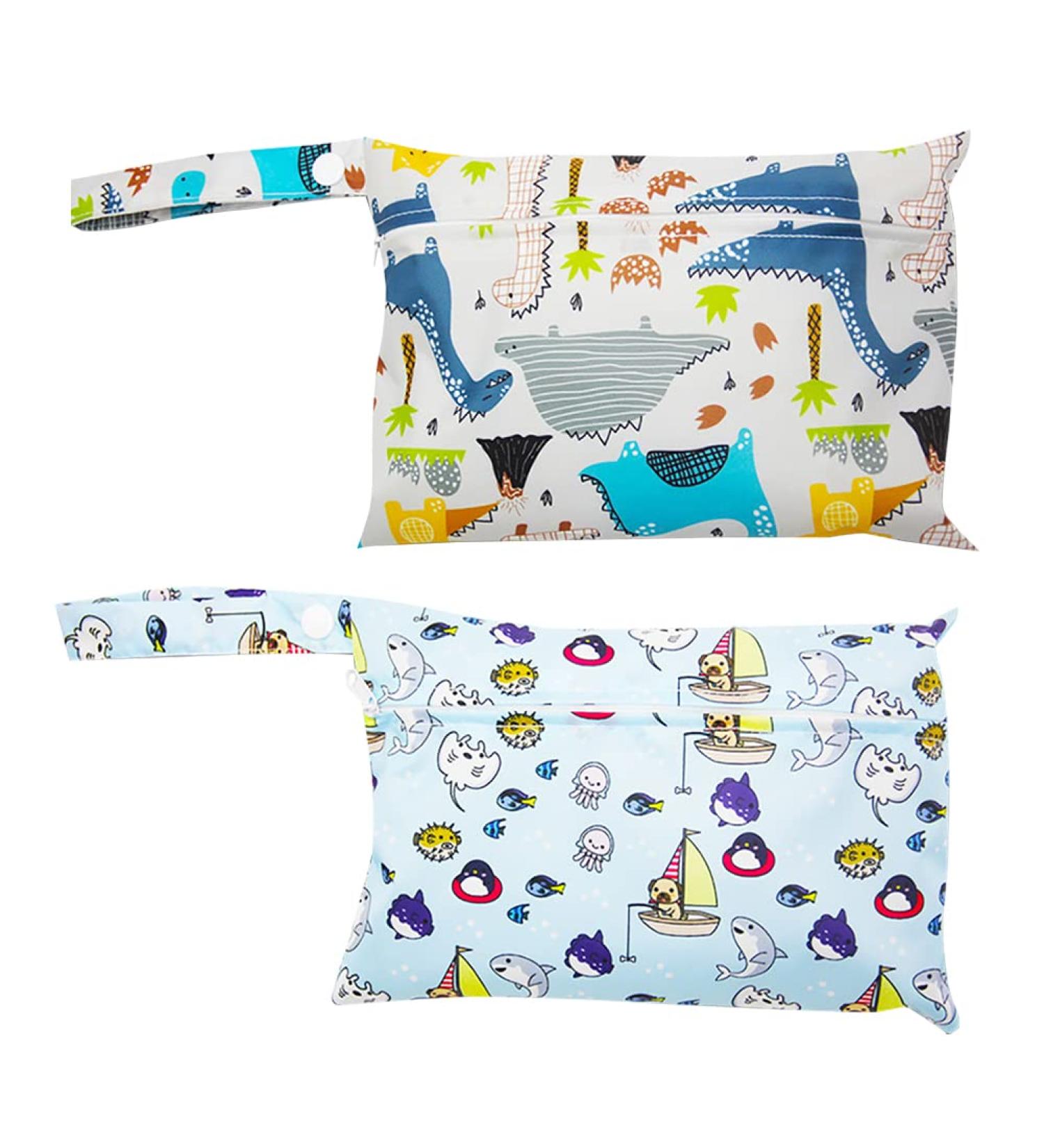 Shop Reusable Wetbags & Diaper Bags - Waterproof Washable Organizers for Travel | Dinosaur & Sea World Designs - Buy Online on GoSupps.com