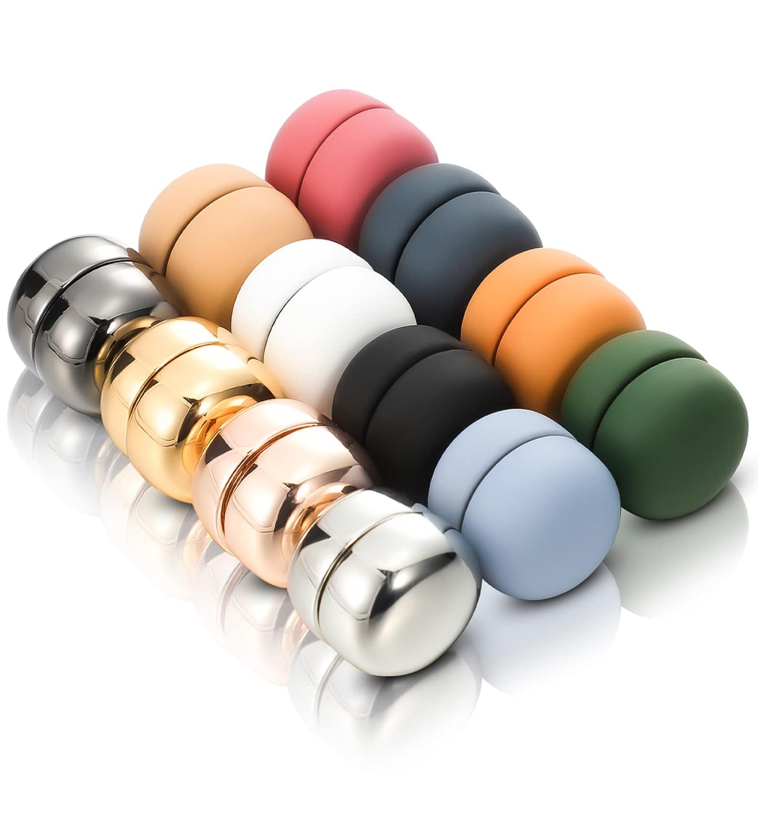 Magnetic Hijab Pins - 12 Strong Colorful Round Magnets for Women | Multi-use Hijab Accessories - Buy Online on GoSupps.com