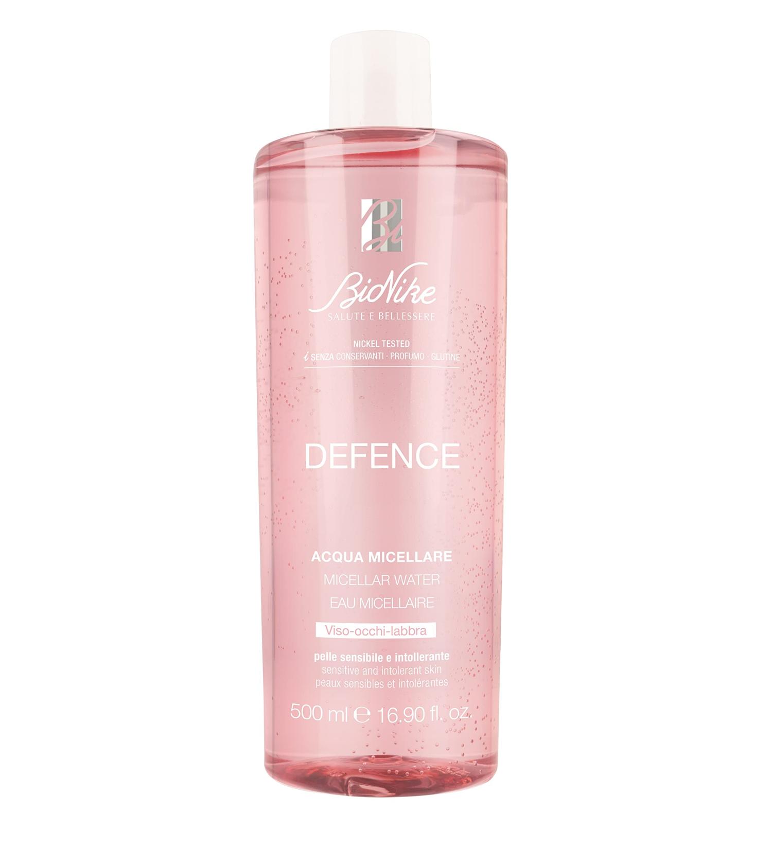 Bionike Defense Micellar Water 500 ml - Gentle Cleansing for All Skin Types | Buy Now - International Shipping Available - Buy Online on GoSupps.com