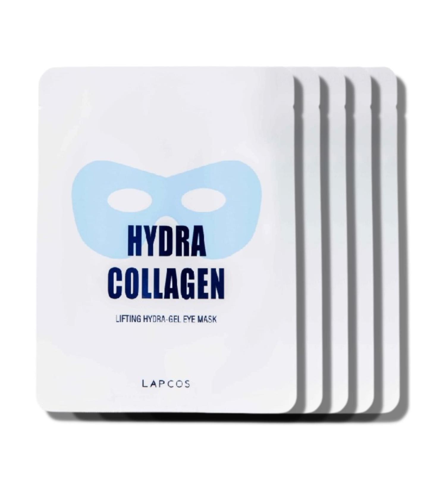 LAPCOS Collagen Under Eye Patches - Brighten, Tighten & Hydrate | 5 pack Hydrogel Eye Mask with Marine Collagen & Vitamin C - Reduce Dark Circles, Puffiness, Fine Lines & Wrinkles - Buy Online on GoSupps.com