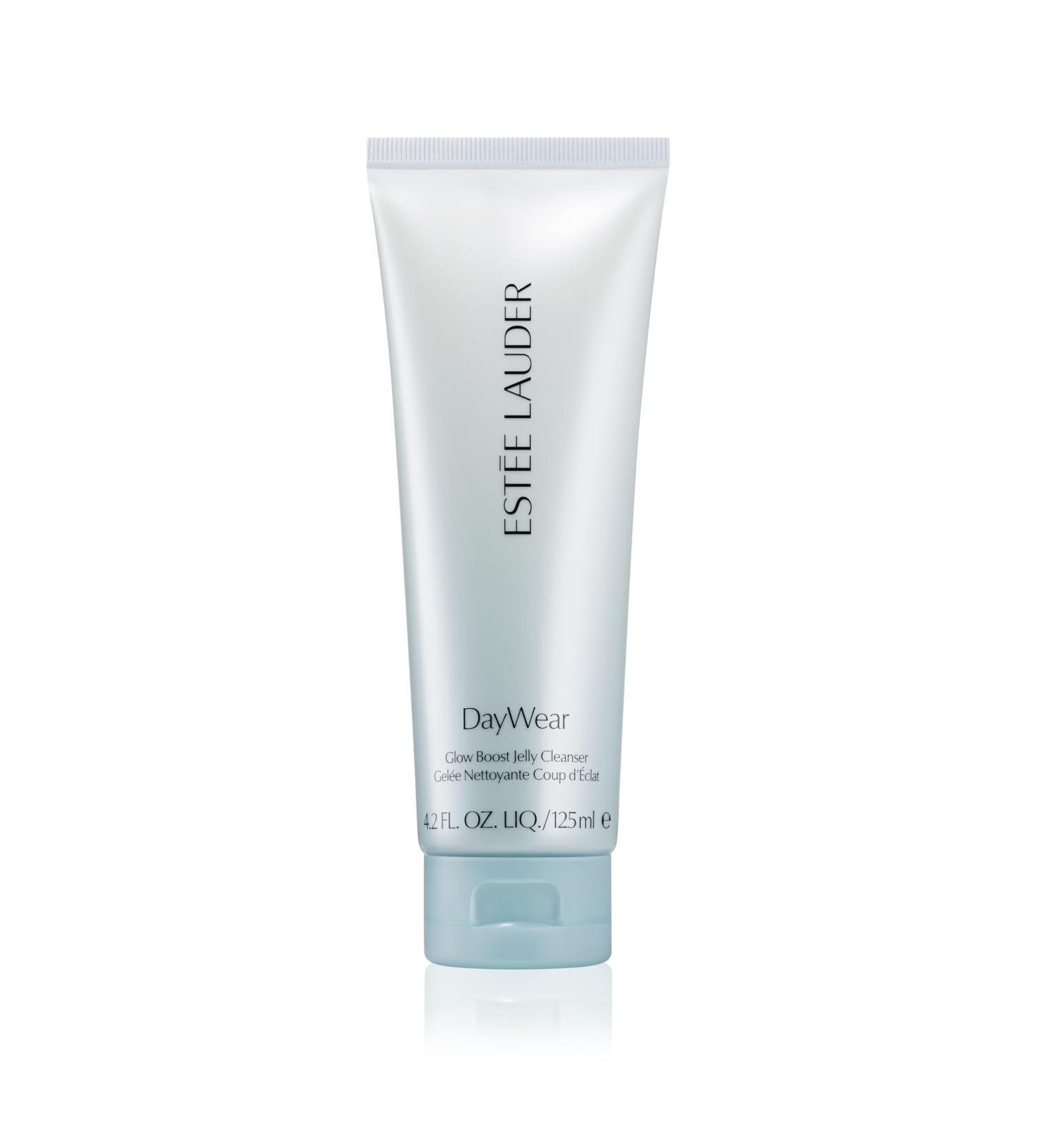 Est e Lauder DayWear Glow Boost Jelly Cleanser | Pore Minimizing Gel Face Wash with Algae Extract Cucumber Caffeine 4.2 Fl Oz - Full Size - Buy Online on GoSupps.com