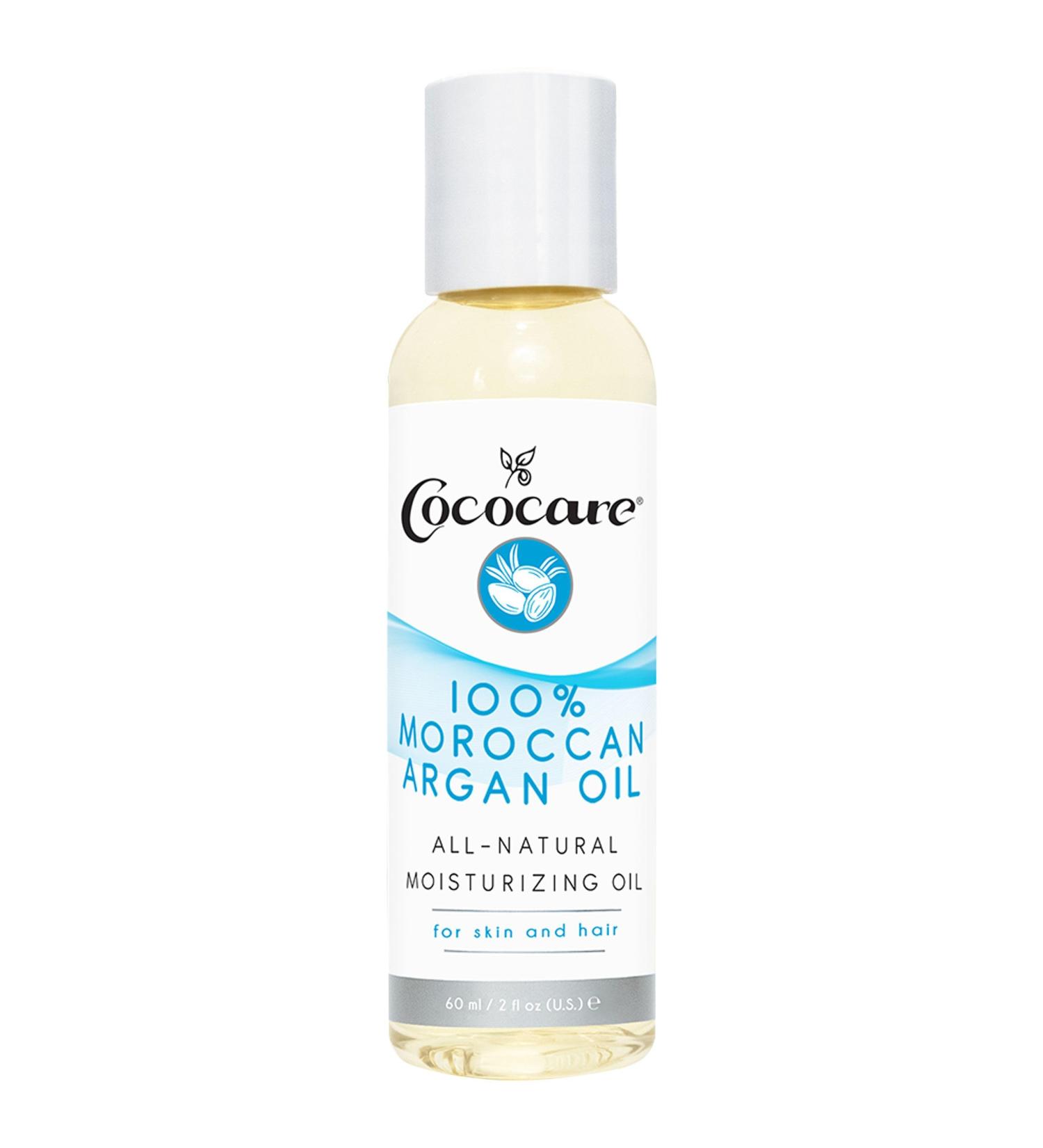 Cococare Moroccan Argan Oil - Lashes and Skin Moisturizer All Natural Argan Oil - 2 fl oz (Pack of 2) - Buy Online on GoSupps.com