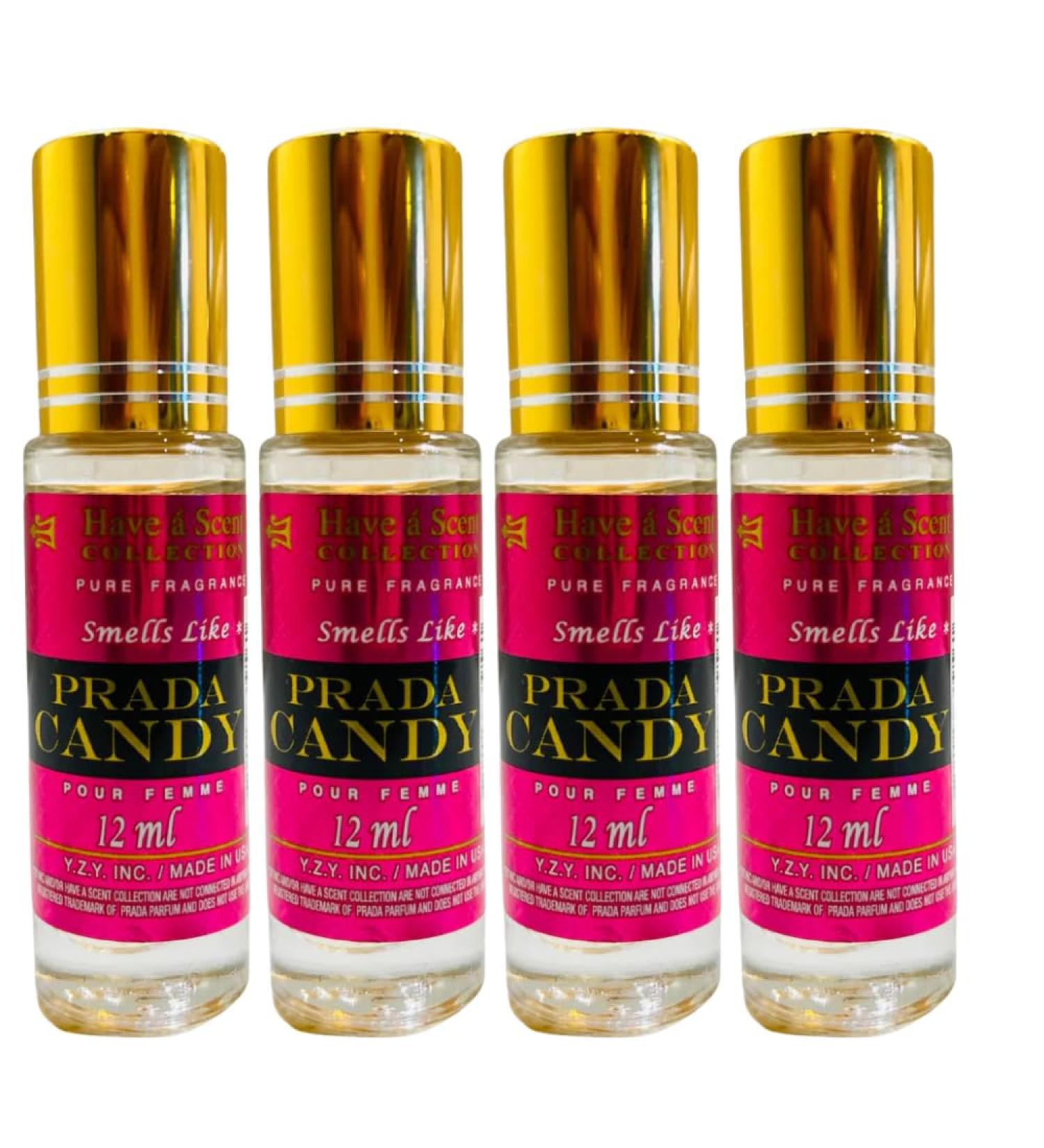 Body Oil Perfume Compatible with Candy Scent Long-Lasting 12ml Roll-On (Pack of 4) - Buy Online on GoSupps.com