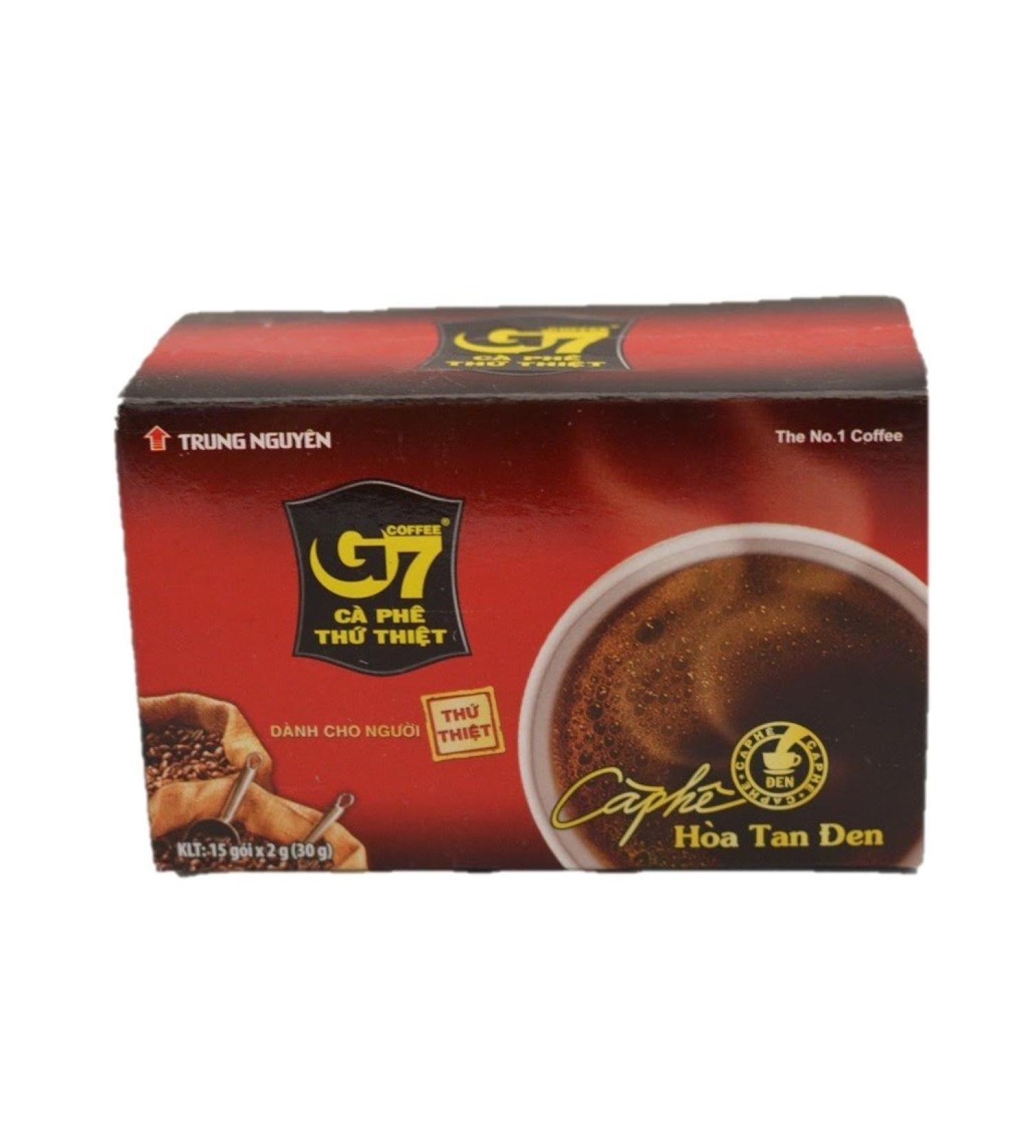 G7 TRUNG NGUYEN 30g Vietnam Instant Black Coffee - Pack of 3 pieces