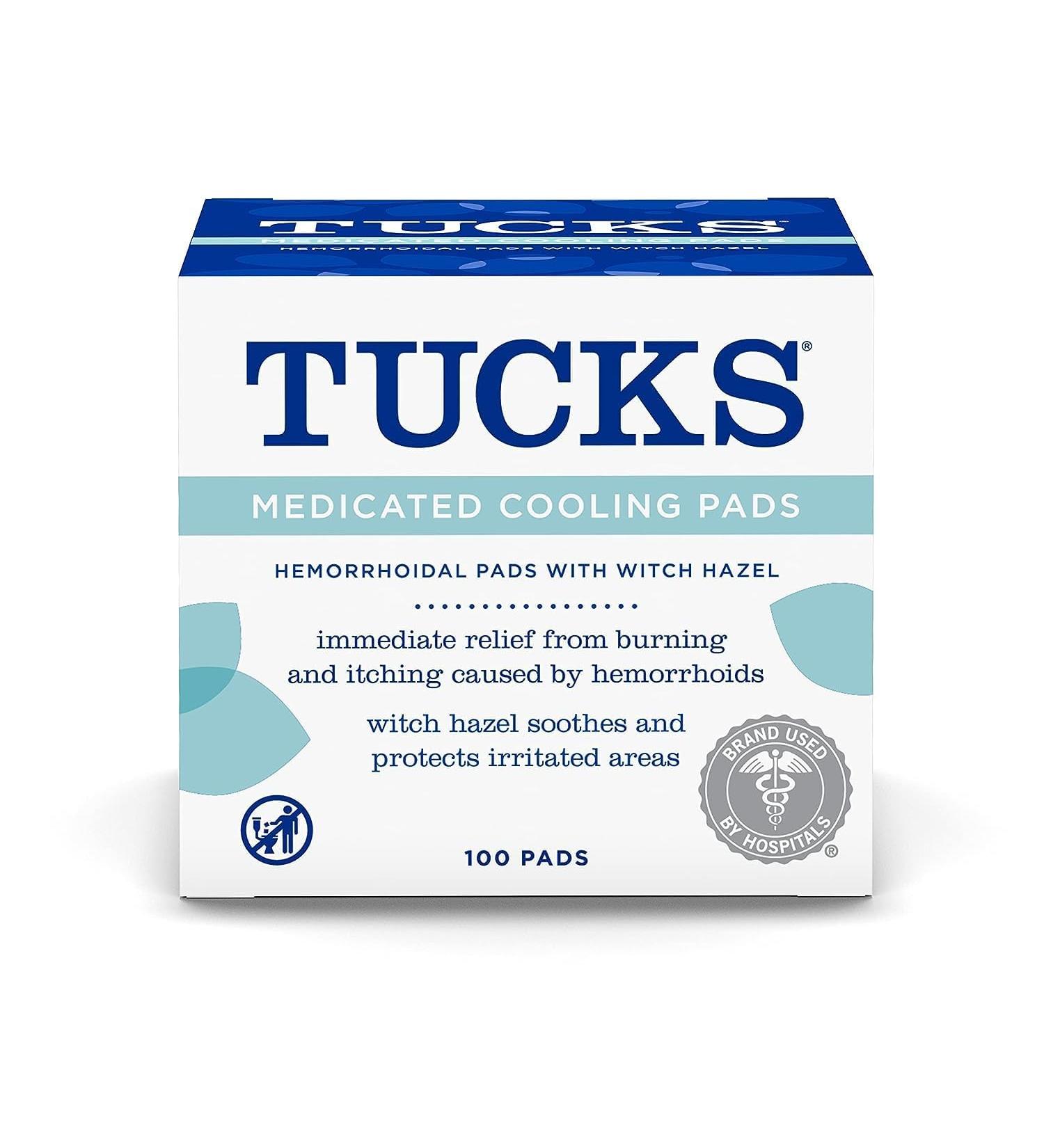 Colace Stool Softener & Laxative Tablets 30 Count + Tucks Medicated Cooling Pads Hemorrhoid Treatment 100 Count - Buy Online on GoSupps.com