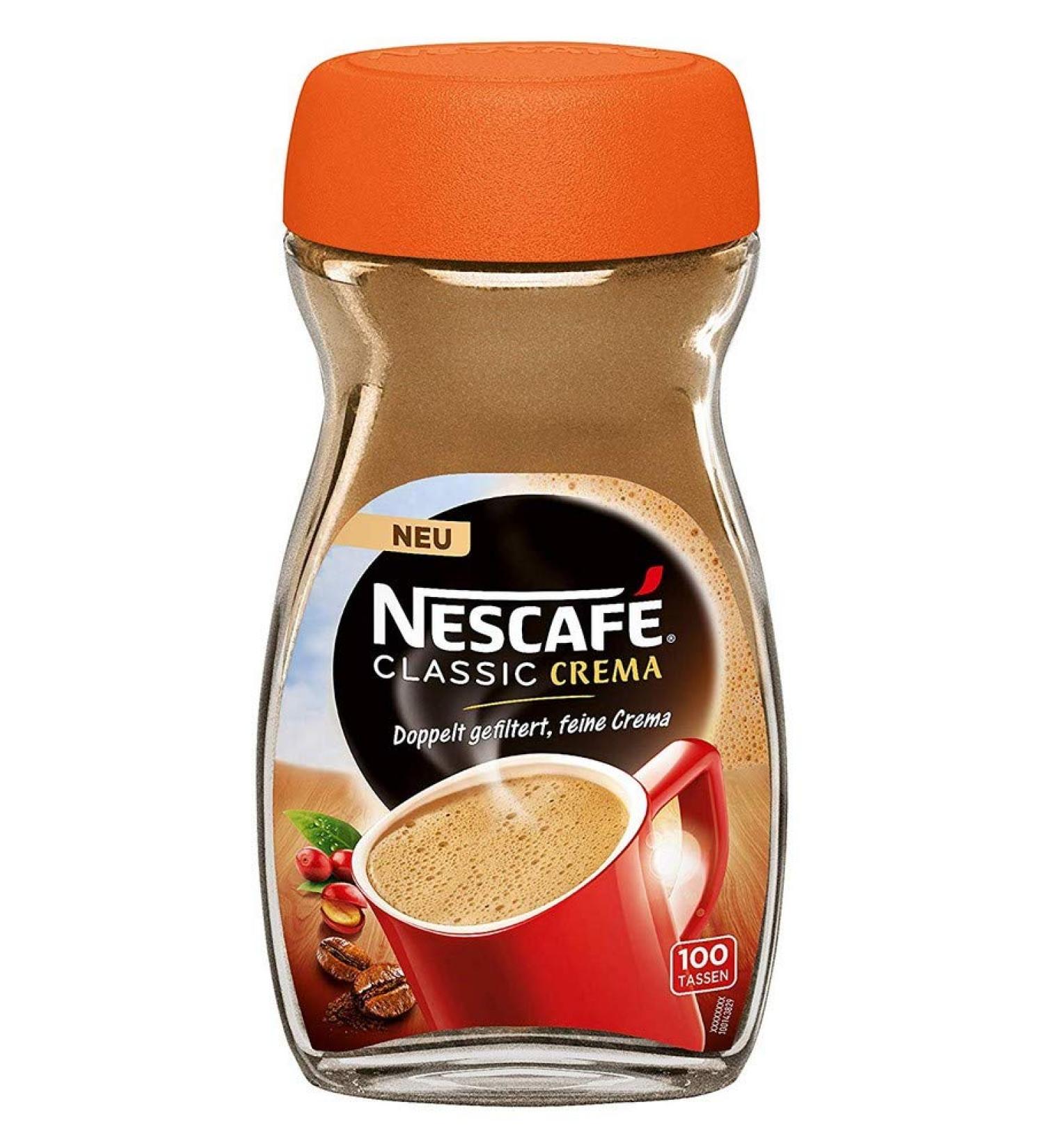 Nescaf Classic Crema Instant Coffee - 3 x 200g Pack | Creamy Soluble Coffee with Fine Beans for 3 People - International Shipping Available - Buy Online on GoSupps.com